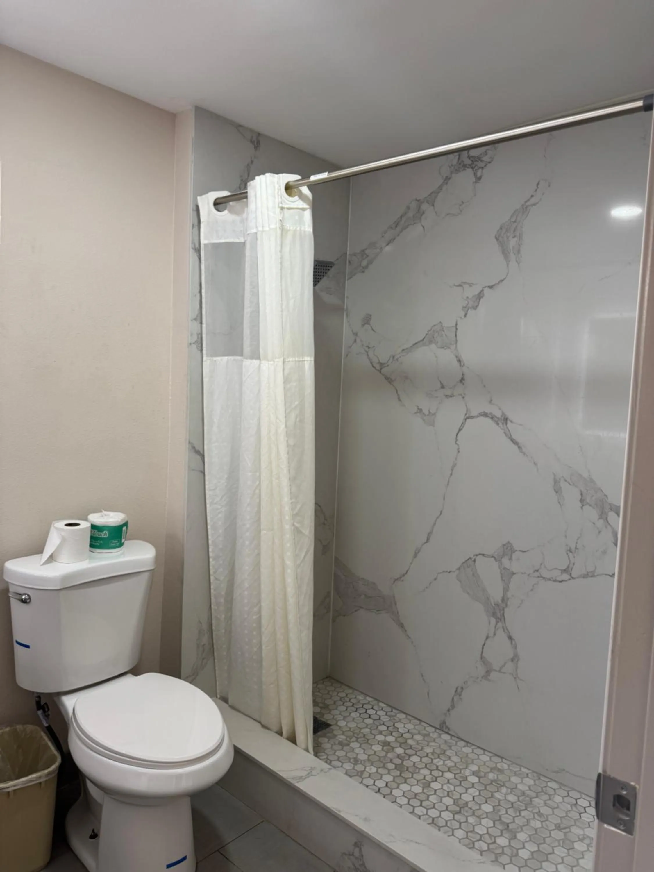 Shower in Rodeway Inn Ventura Midtown