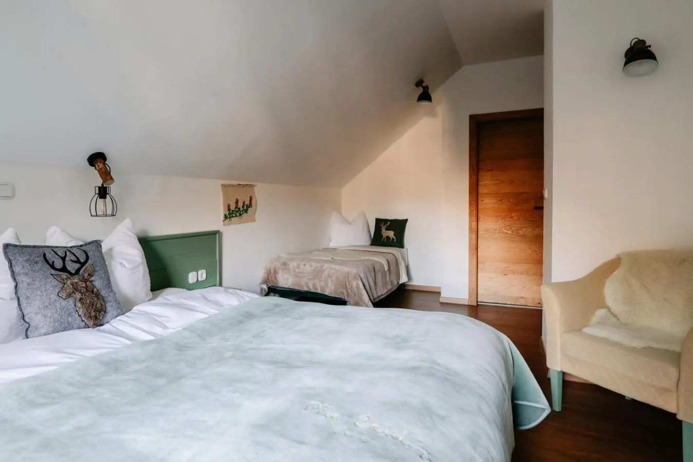 Bedroom, Bed in Eko hiša-Eco House Na razpotju