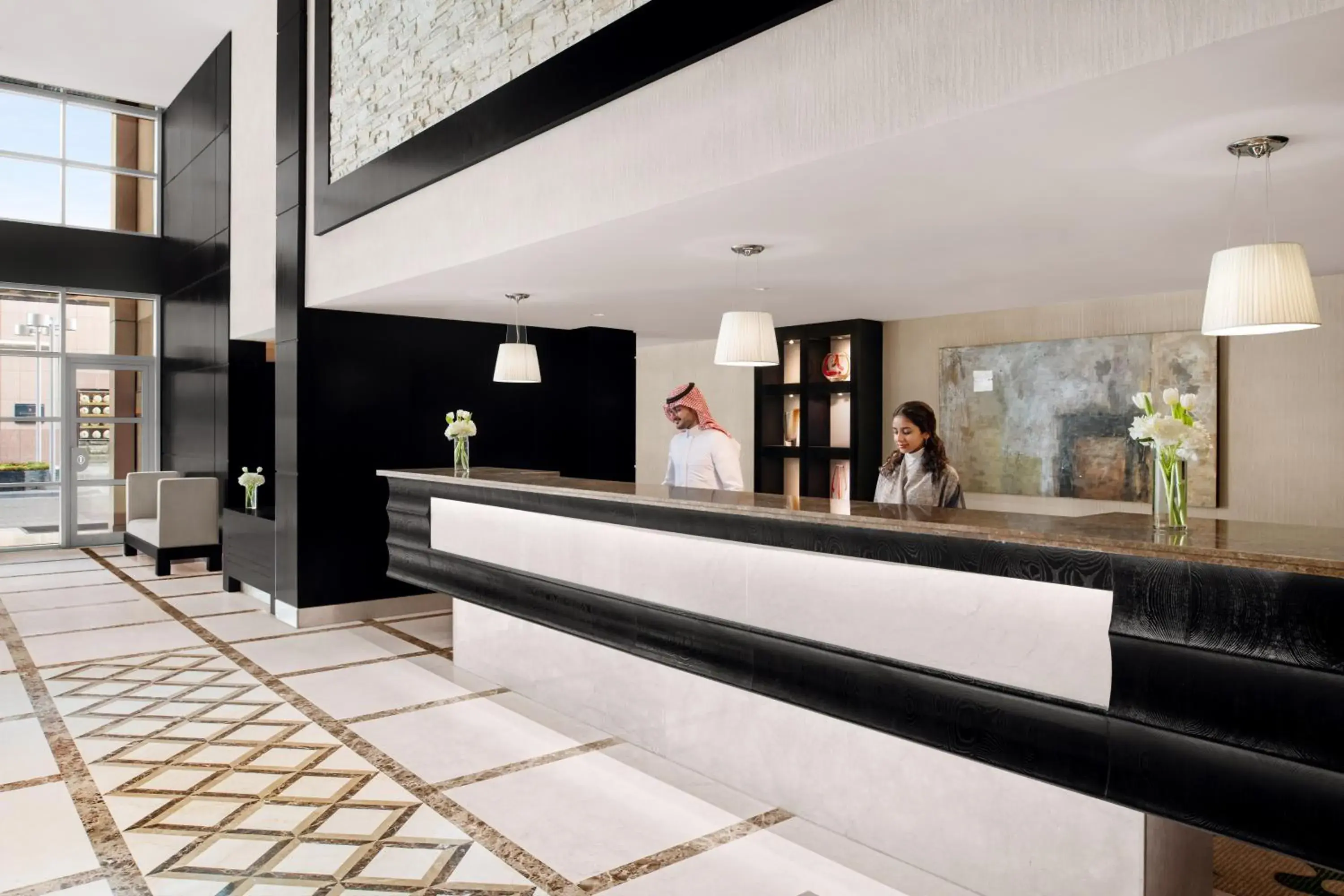 Lobby or reception in InterContinental Al Khobar by IHG Lobby or reception in InterContinental Al Khobar by IHG