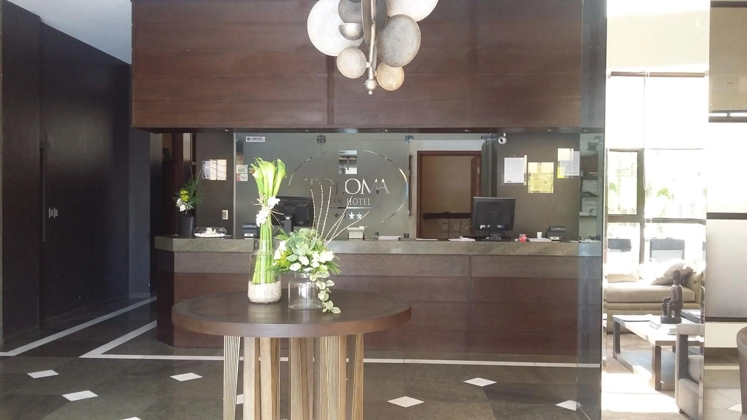 Lobby or reception in Gran Hotel Toloma