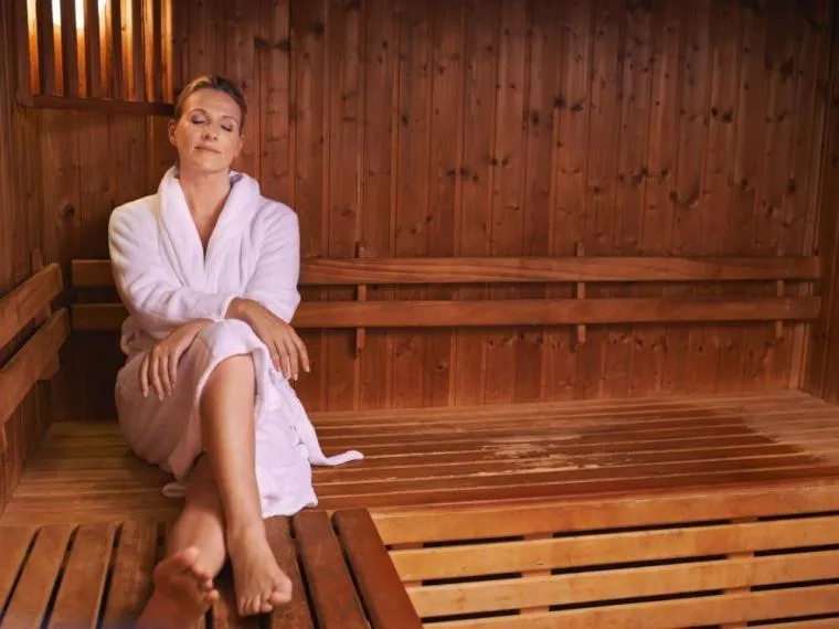 Sauna in Gran Hotel Toloma