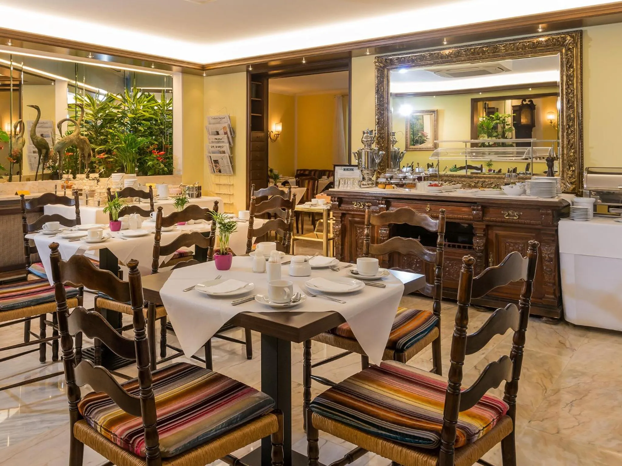 Restaurant/places to eat in Hotel Palmenhof