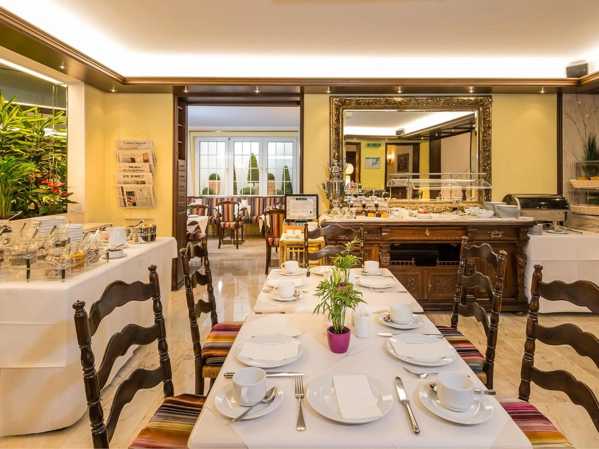 Restaurant/places to eat in Hotel Palmenhof