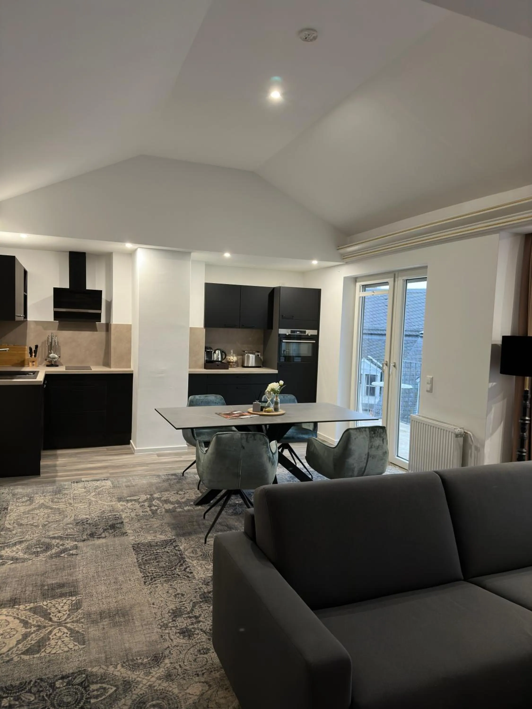 Kitchen or kitchenette in Hotel Palmenhof