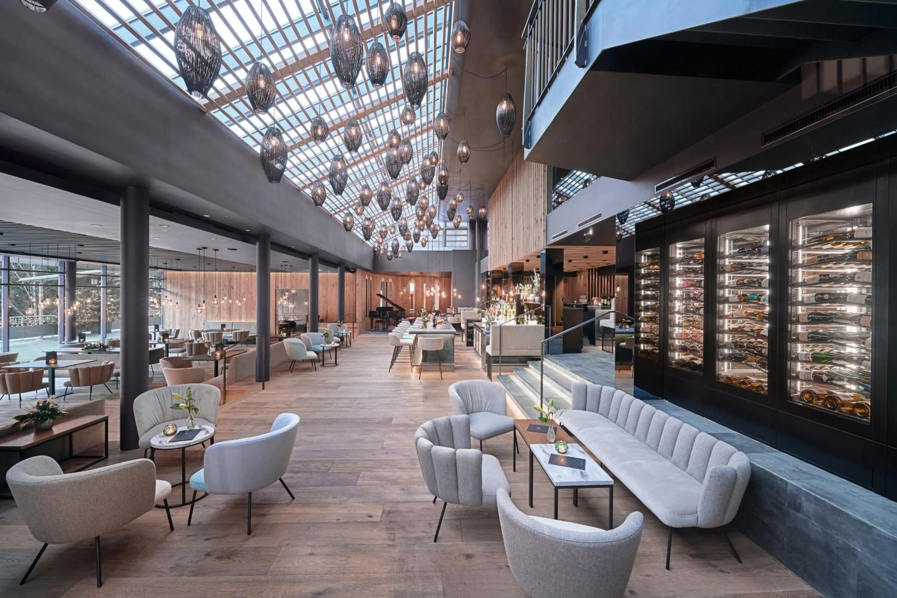 Lounge or bar in Lebenberg Schlosshotel-Kitzbühel