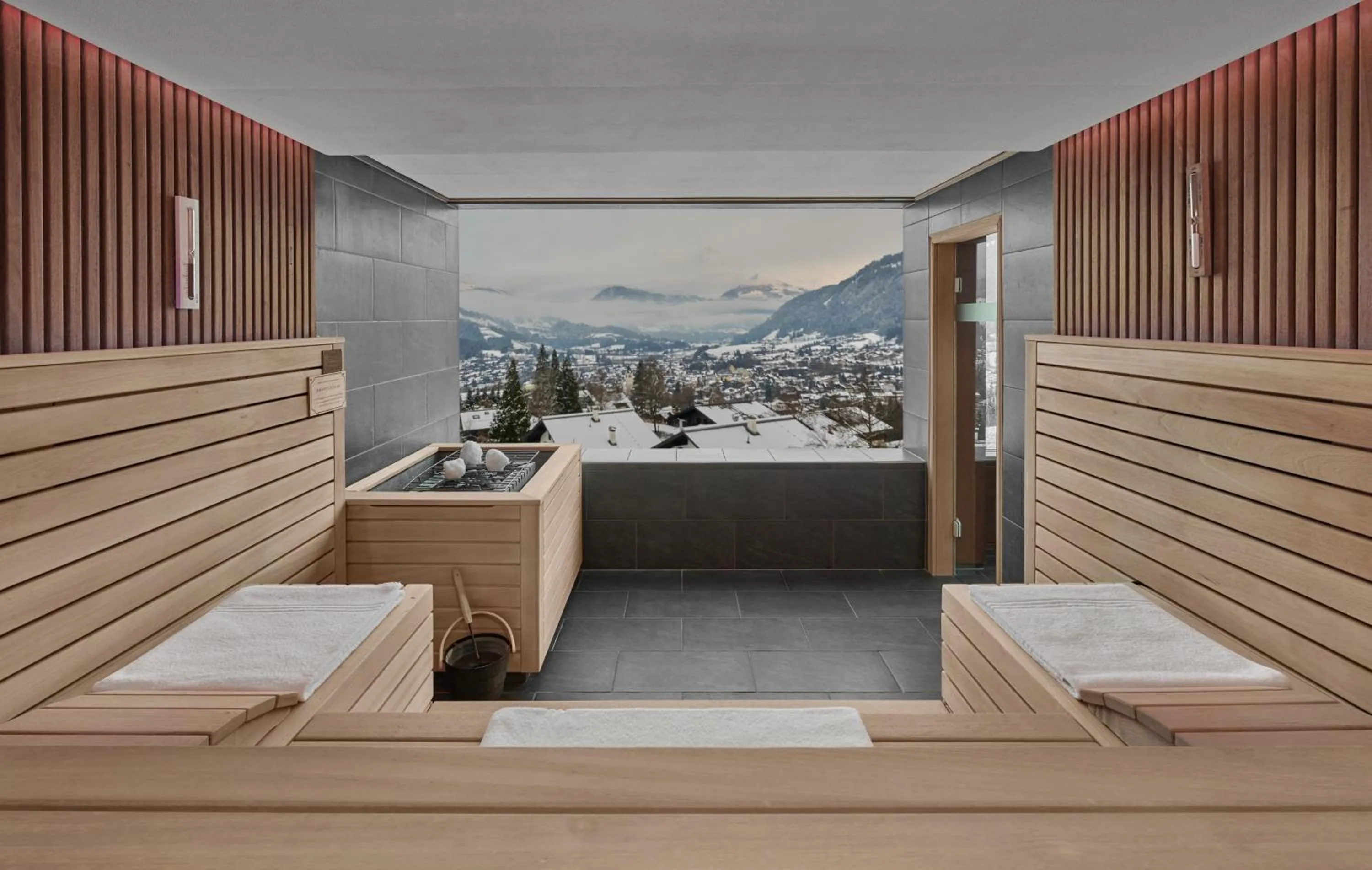 Sauna in Lebenberg Schlosshotel-Kitzbühel