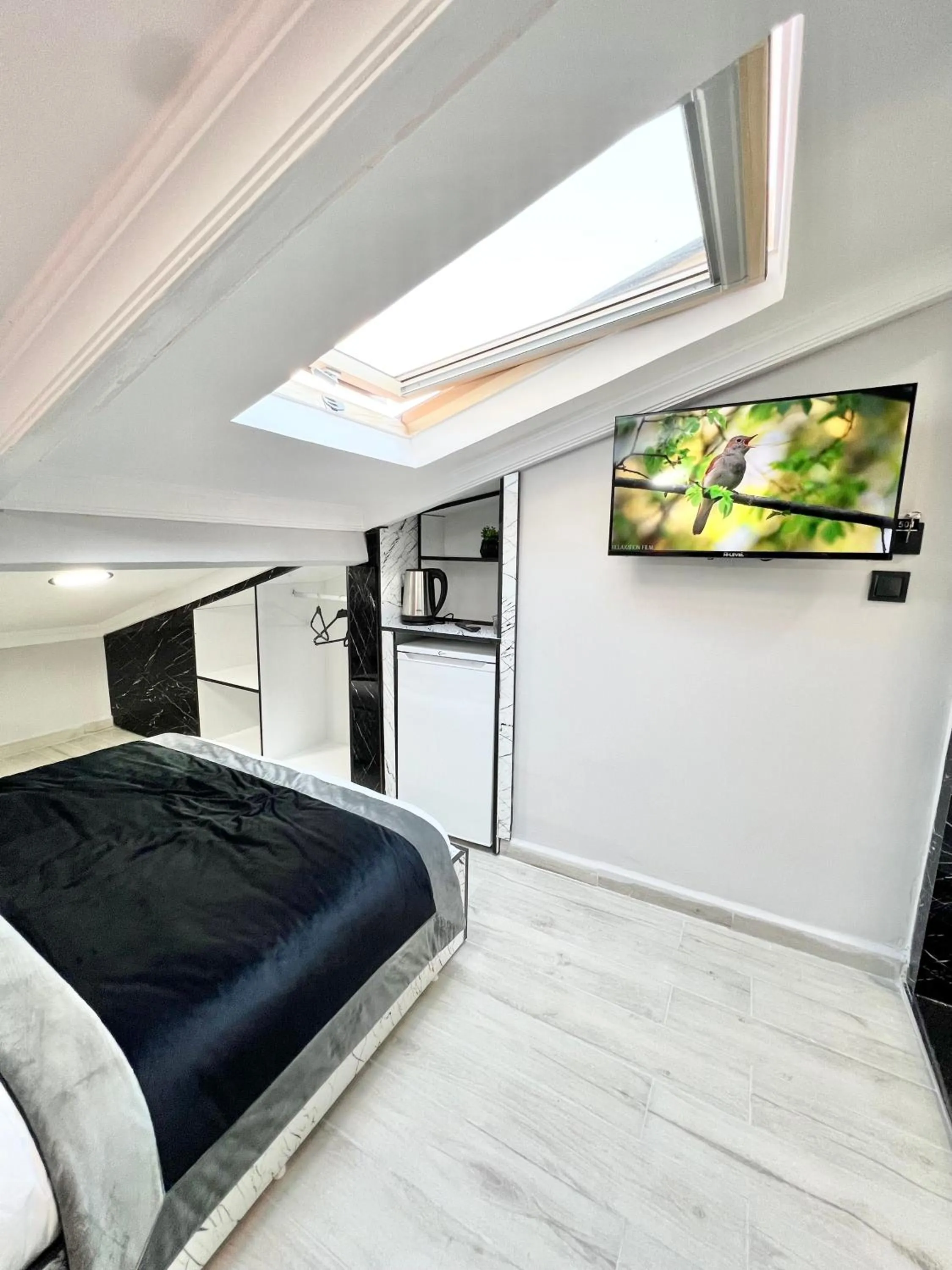 Bed in Taksim Larissa hotel suites