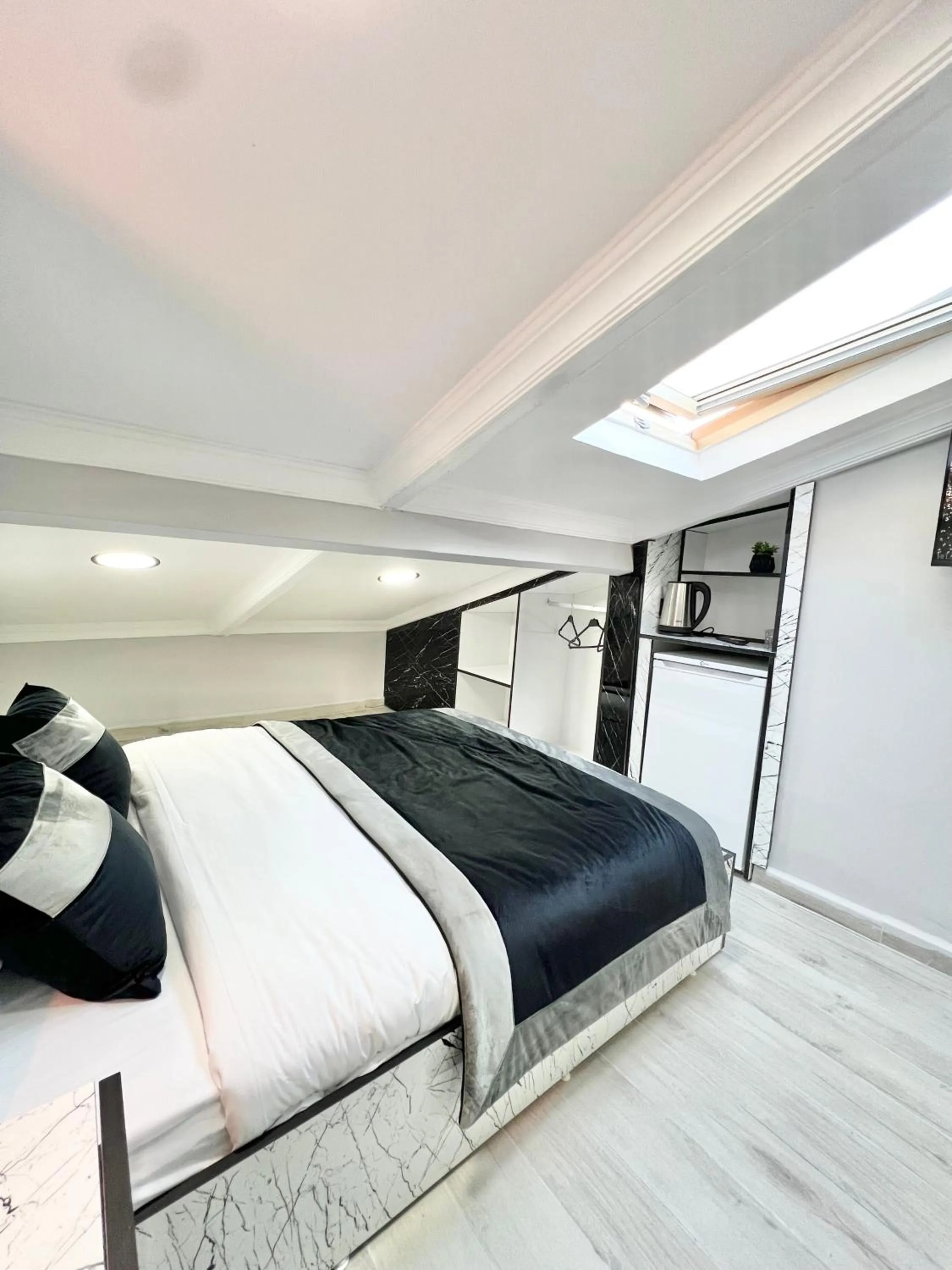 Bed in Taksim Larissa hotel suites