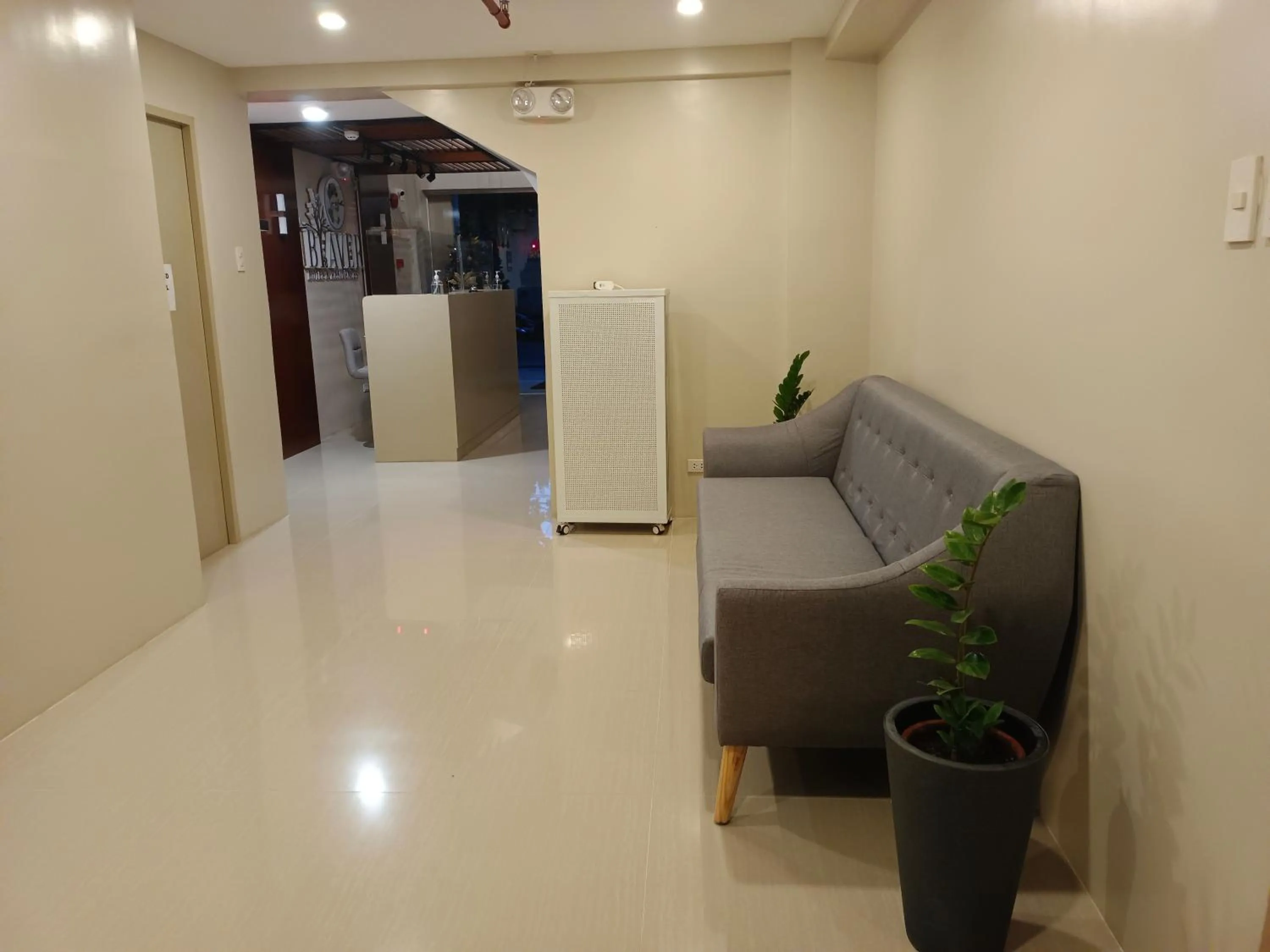 Seating area in Beaver Hotel