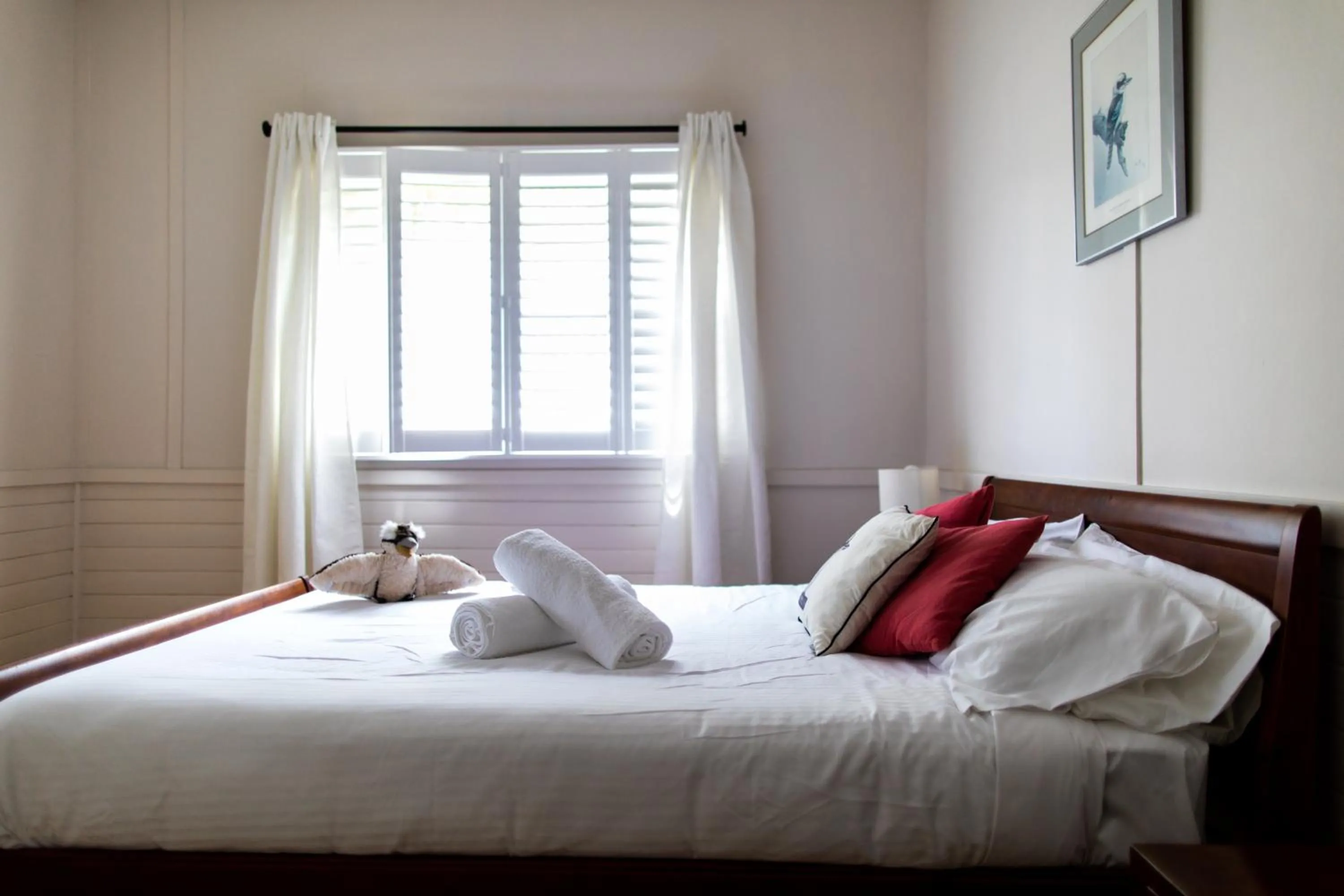 Bedroom, Bed in WildLife Lodge Katoomba