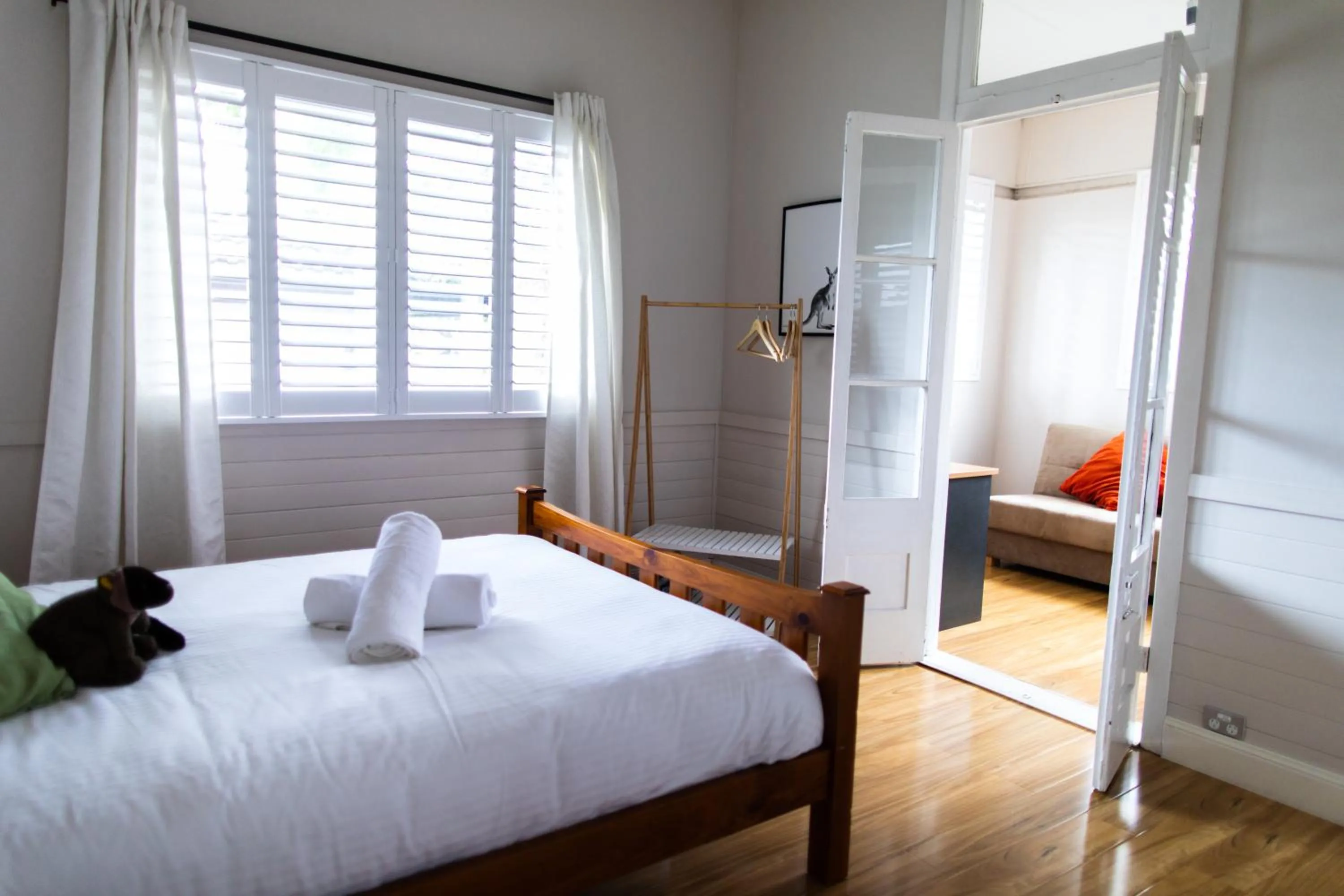 Bedroom, Bed in WildLife Lodge Katoomba