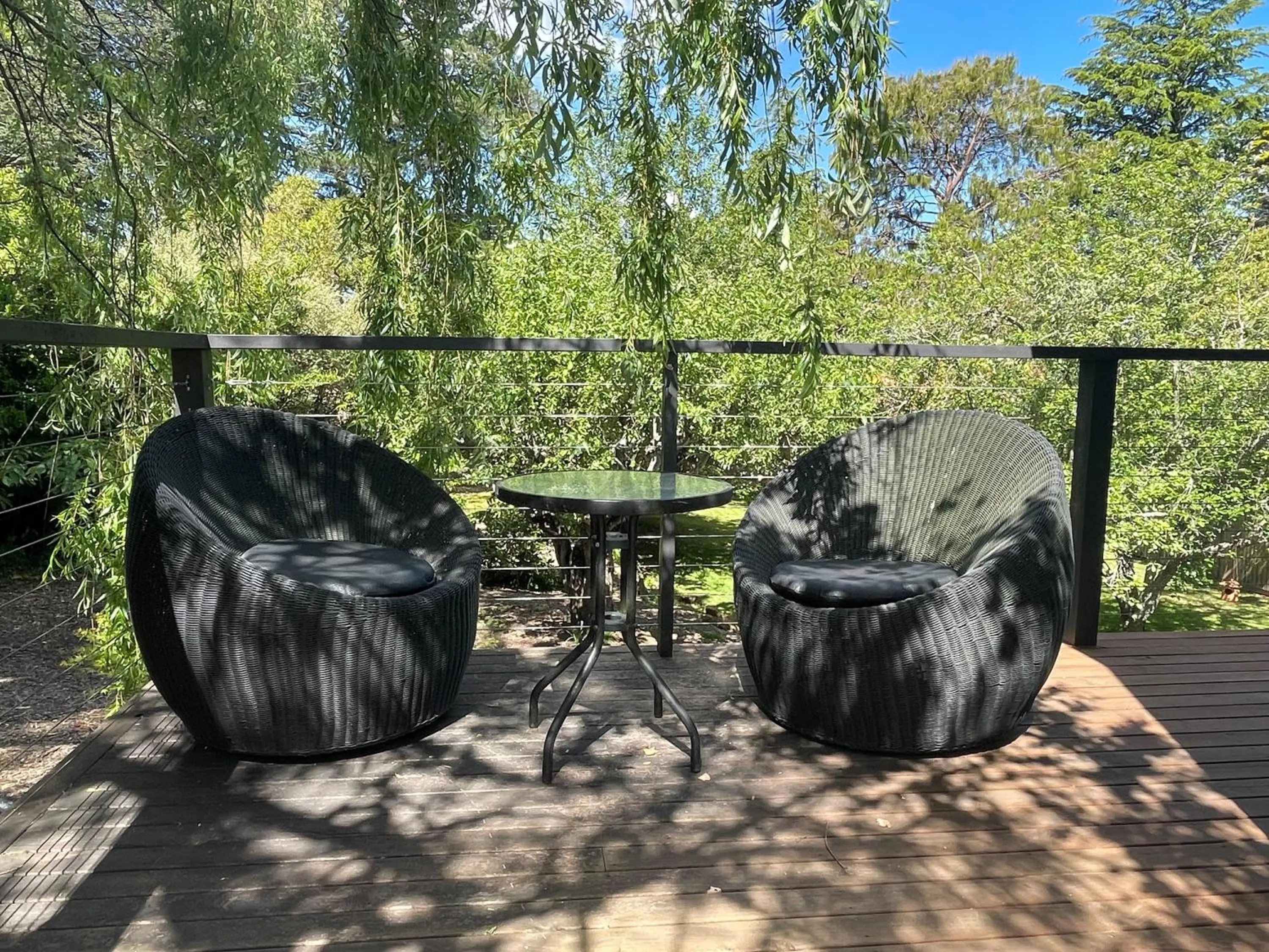 Balcony/Terrace in WildLife Lodge Katoomba