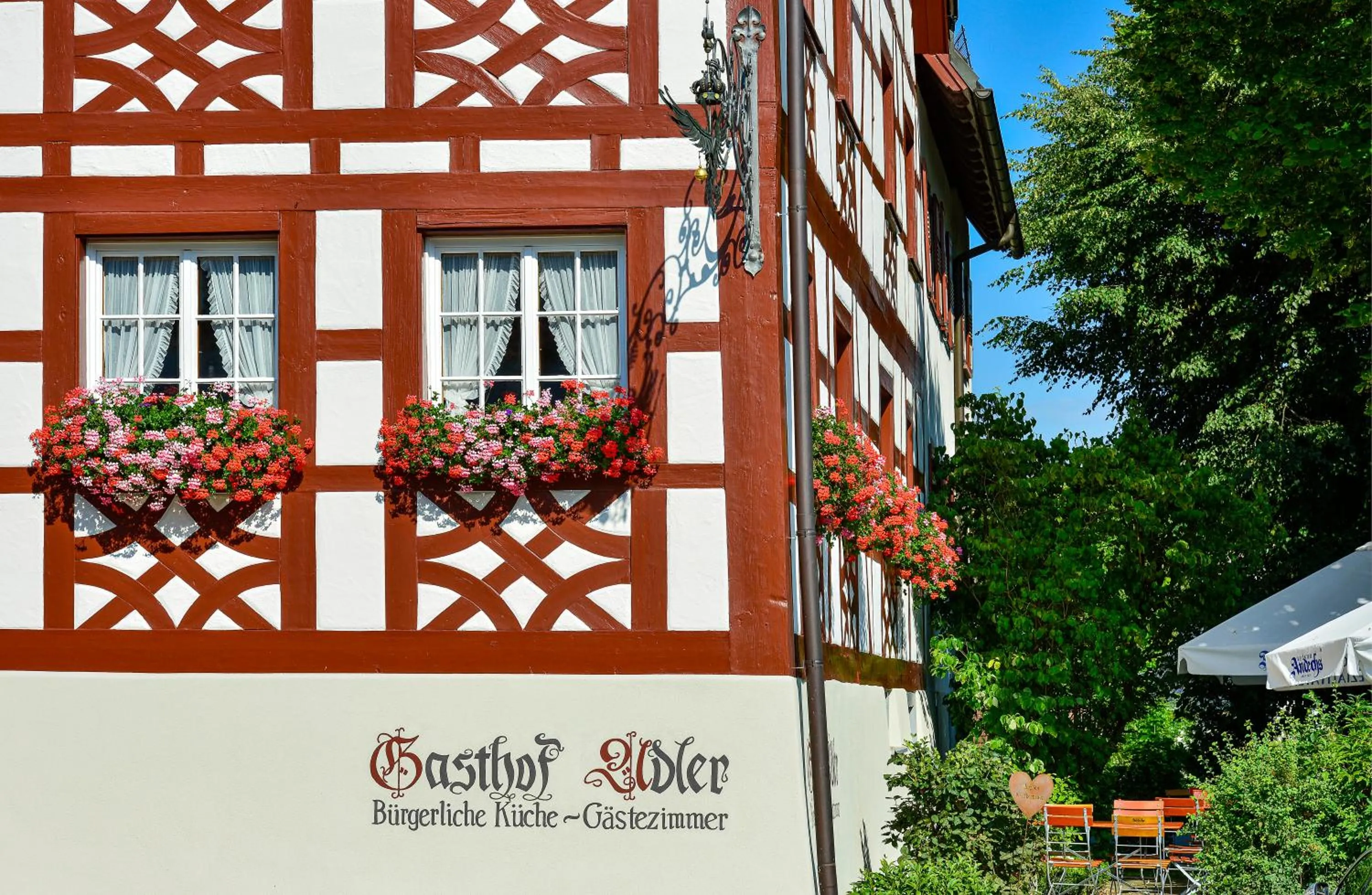 Garden in Hotel-Gasthof Adler