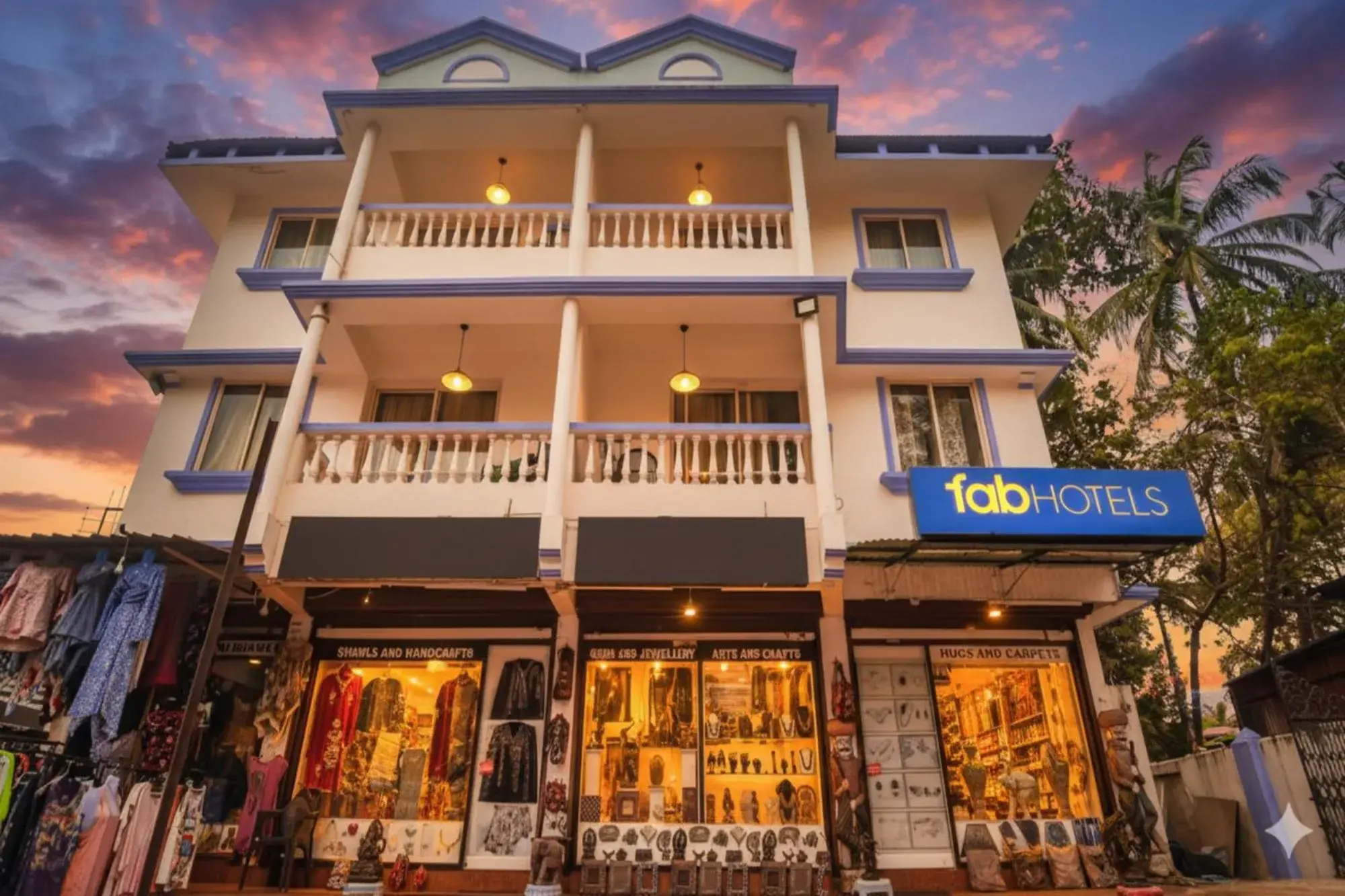 Property building in FabHotel Grand Royal Palms - Nr Benaulim Beach Property building in FabHotel Grand Royal Palms - Nr Benaulim Beach