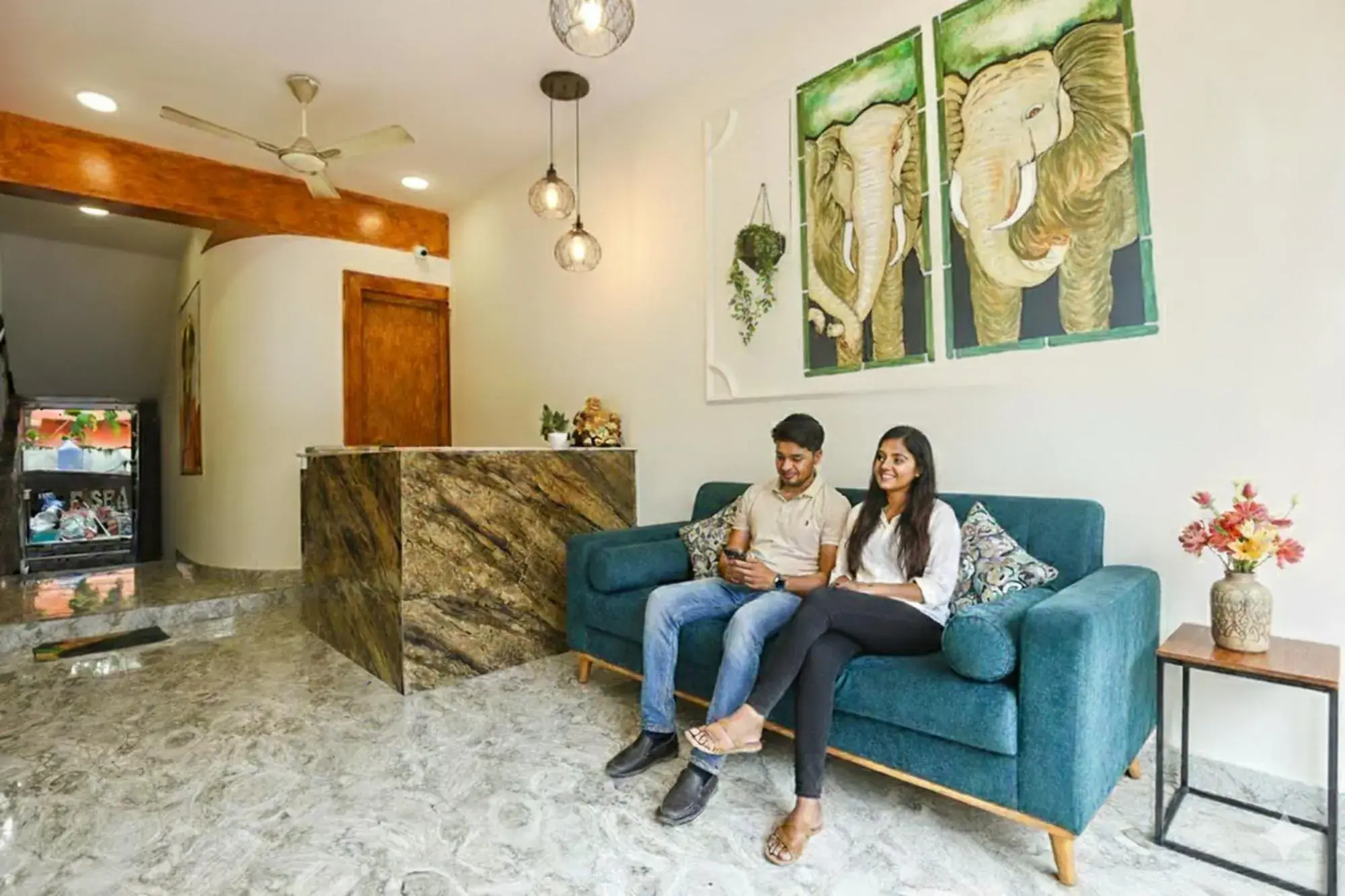 Lobby or reception in FabHotel Grand Royal Palms - Nr Benaulim Beach Lobby or reception in FabHotel Grand Royal Palms - Nr Benaulim Beach