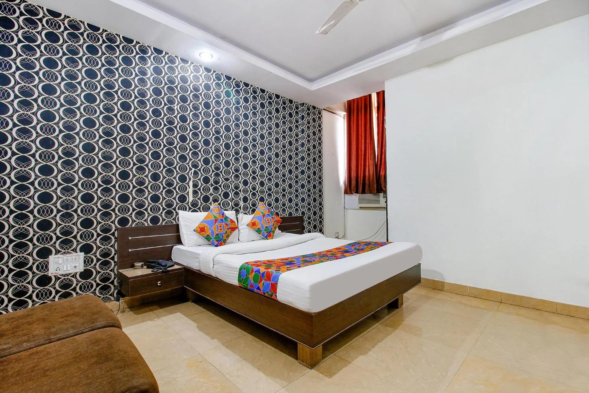 Bed in FabHotel Surbhi