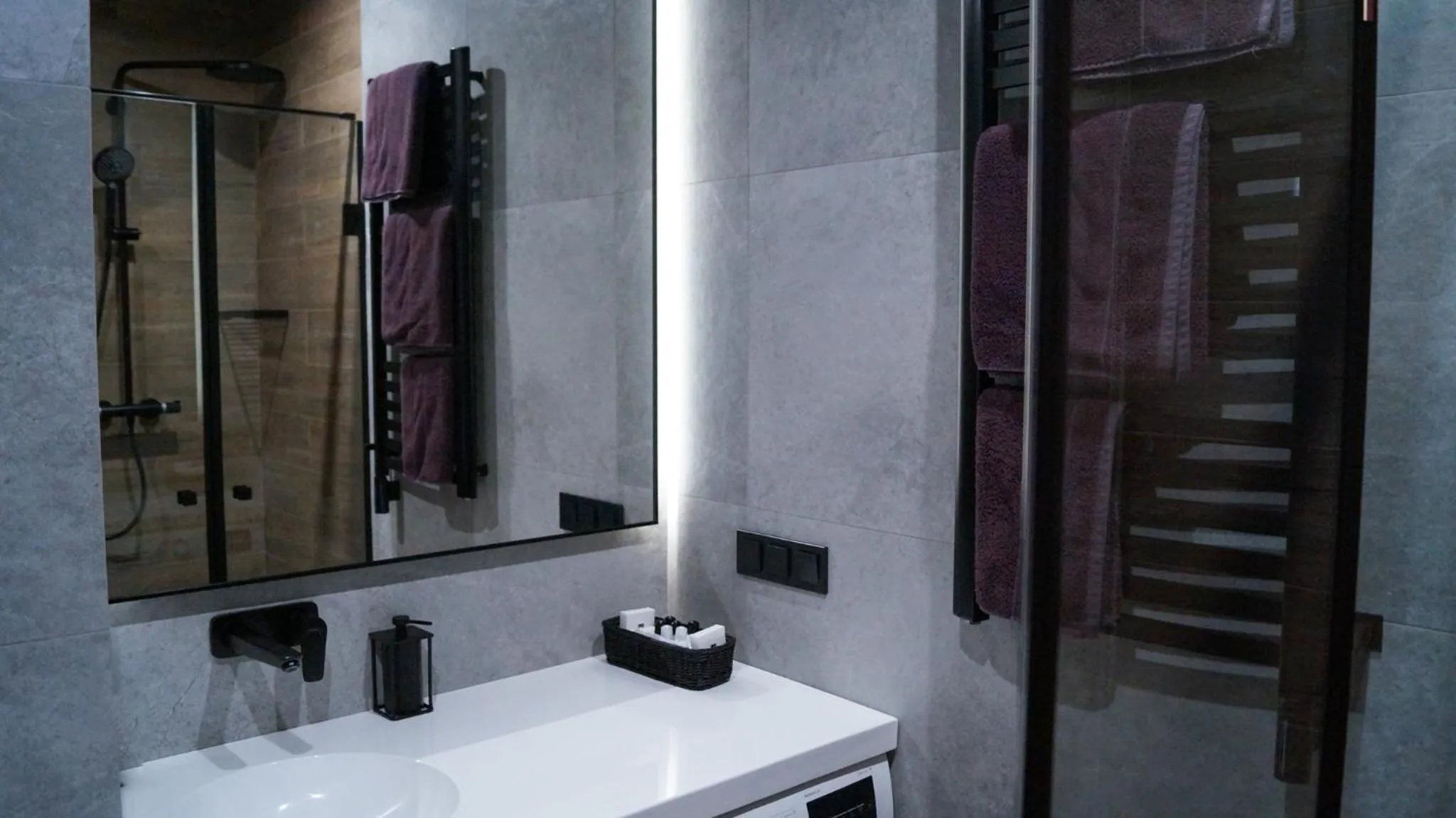 Bathroom in Kostjukowski apartments Nekrasova 45a