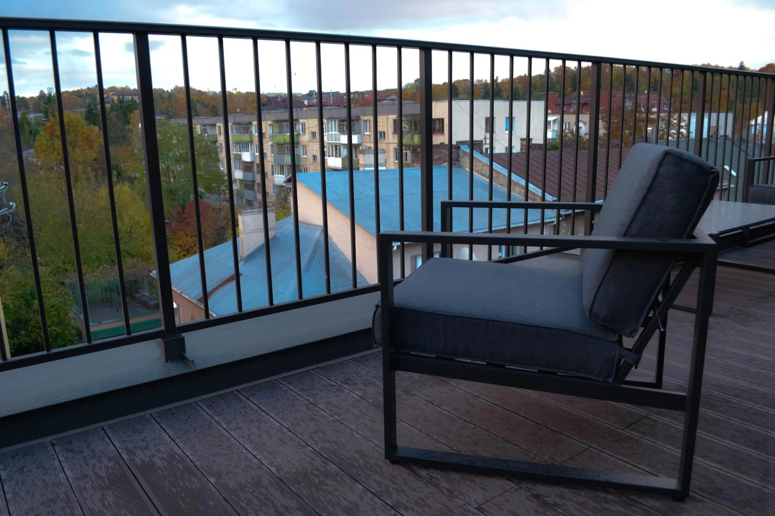 Balcony/Terrace in Kostjukowski apartments Nekrasova 45a