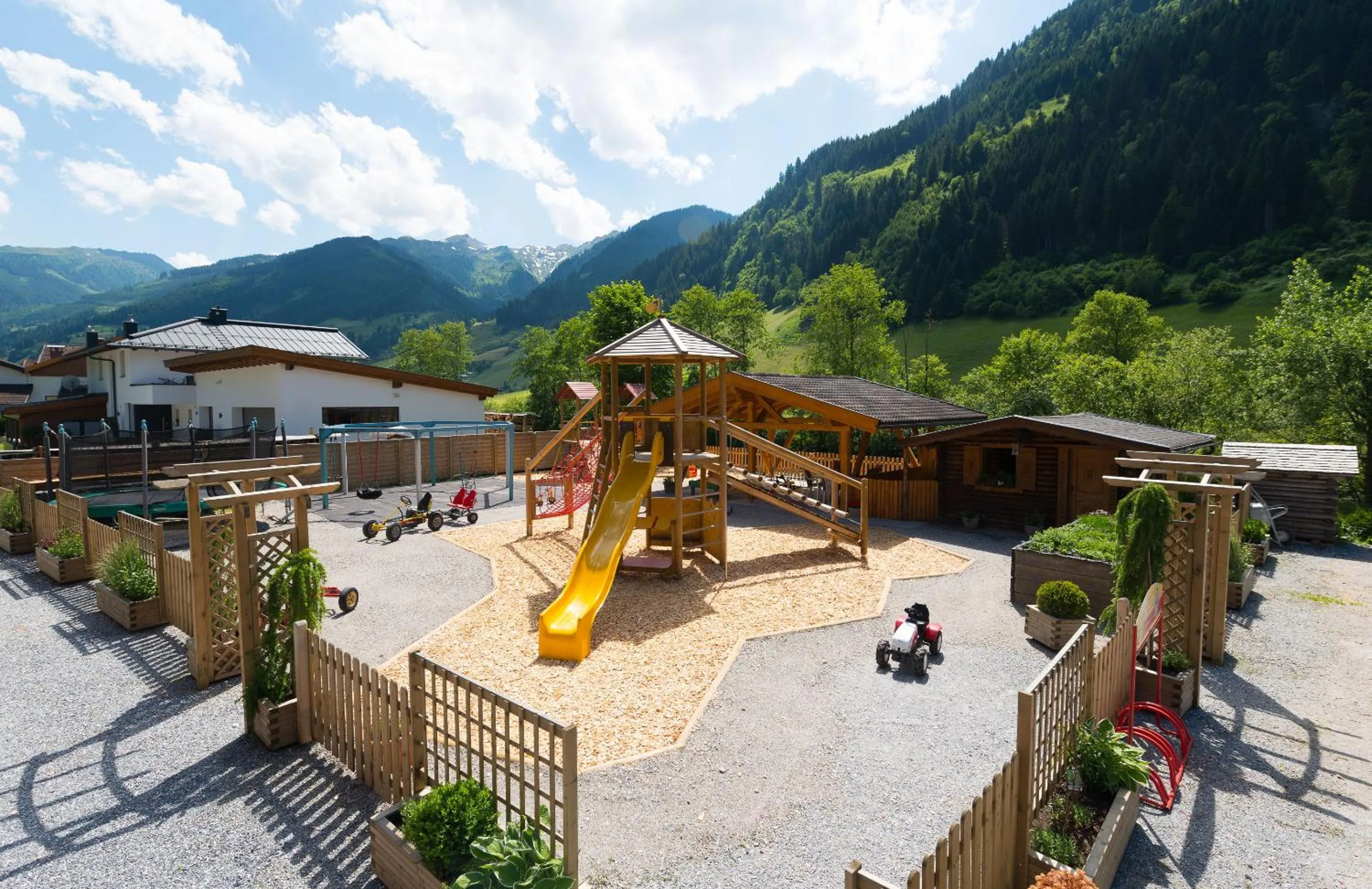 Children play ground in Hotel-Pension Egger