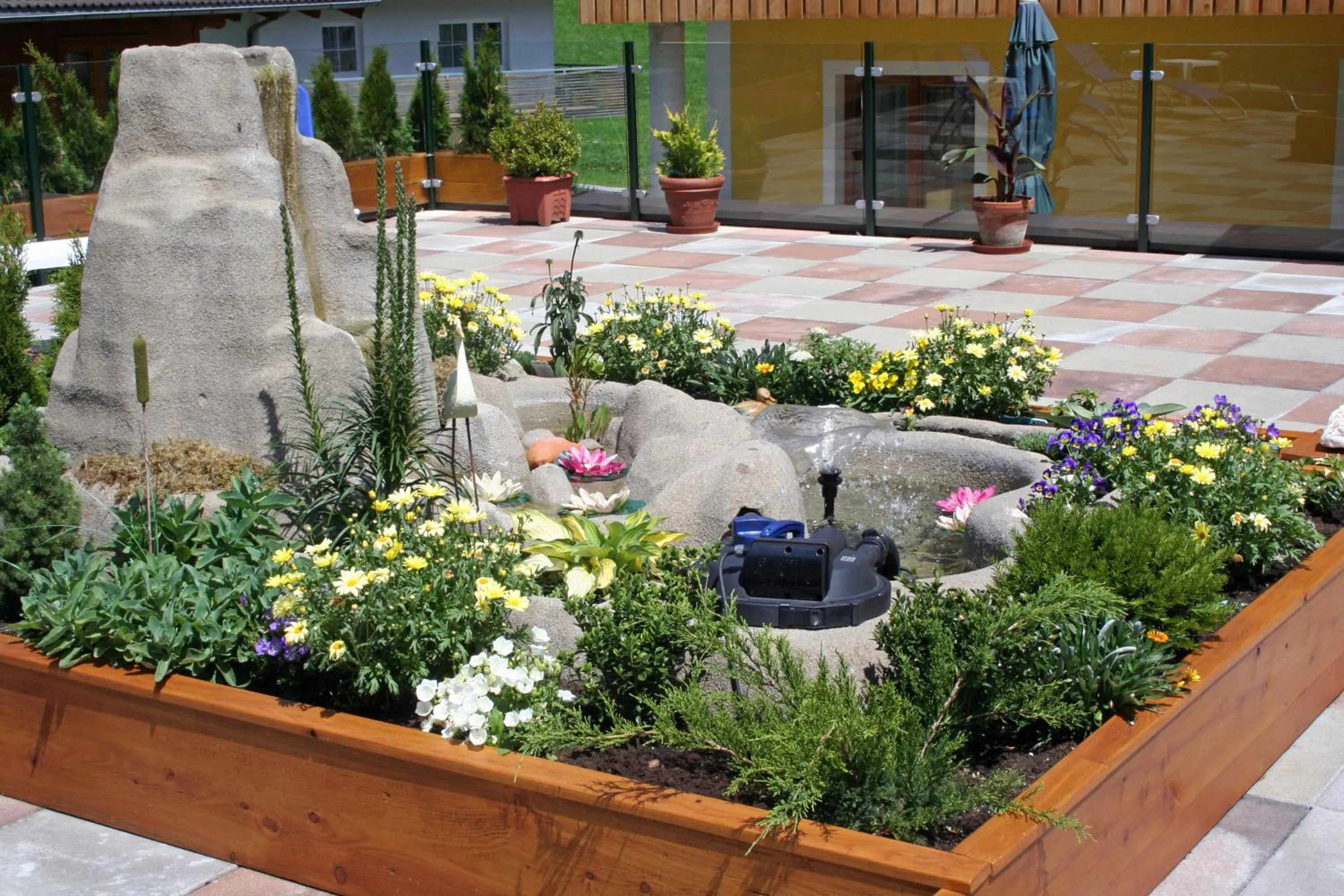 Balcony/Terrace in Hotel-Pension Egger