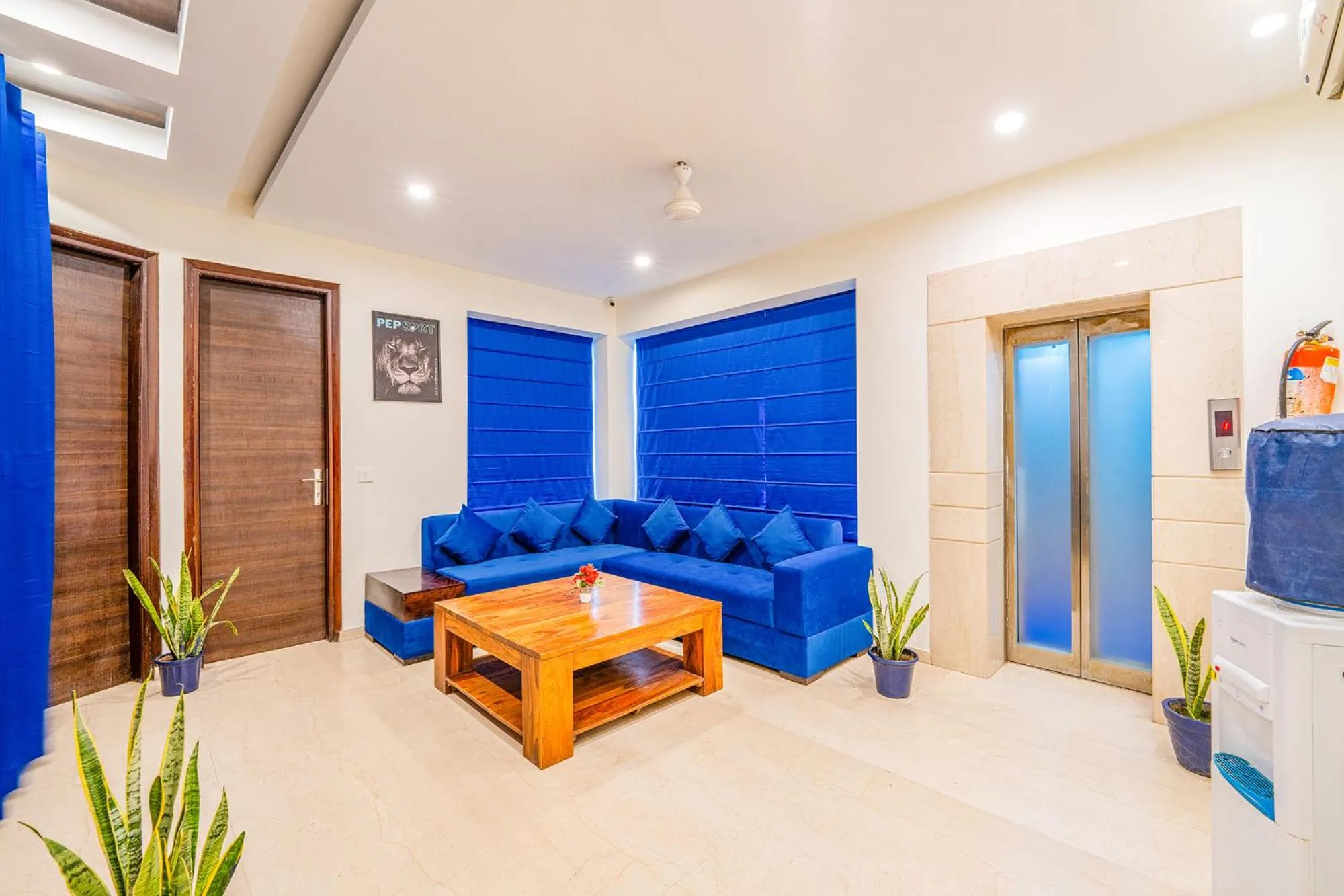 Seating area in FabHotel Oyster Villa