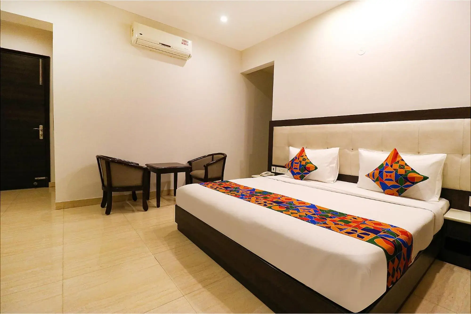 Bed in FabHotel Oyster Villa Bed in FabHotel Oyster Villa