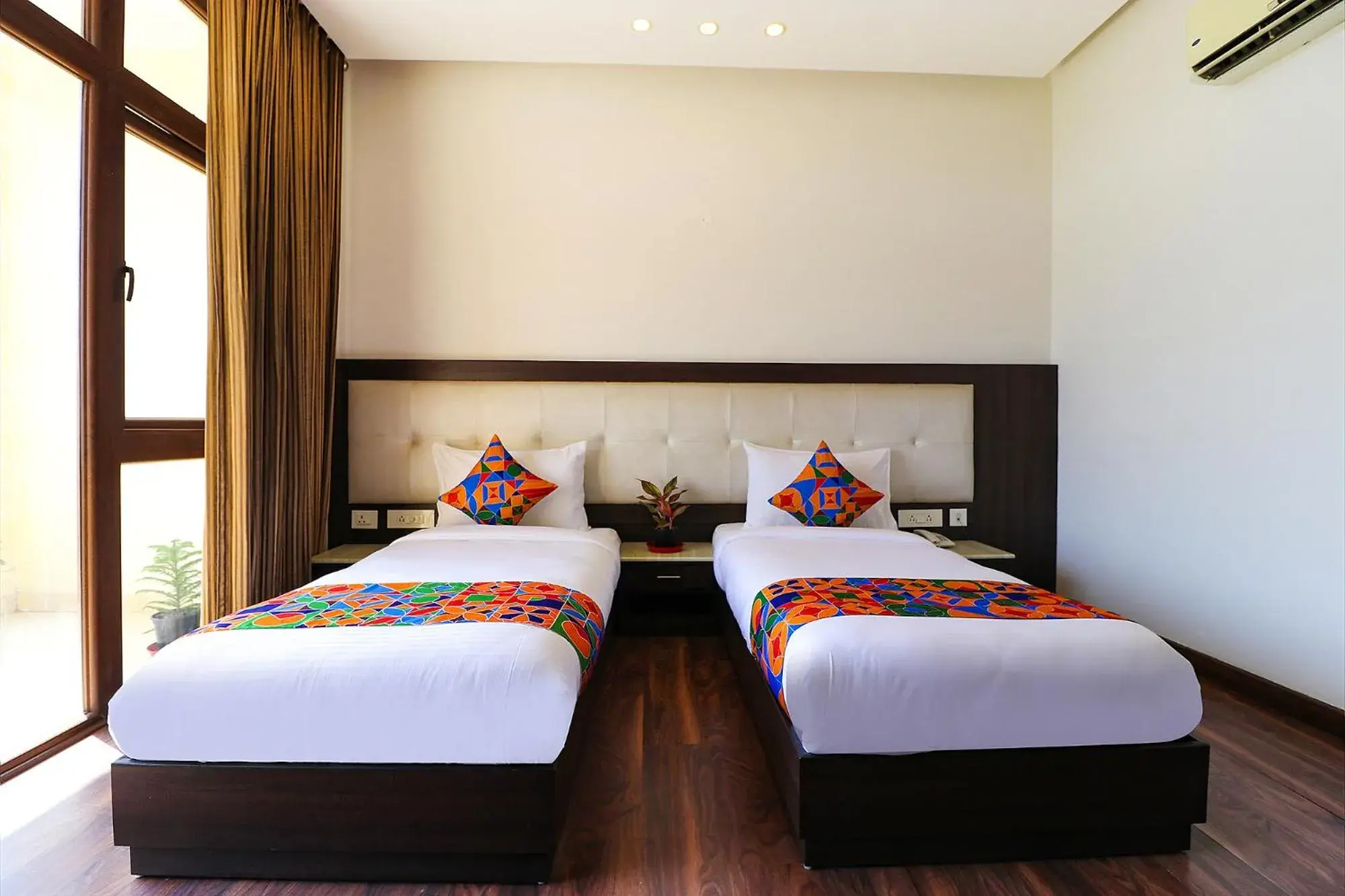 Bed in FabHotel Oyster Villa Bed in FabHotel Oyster Villa