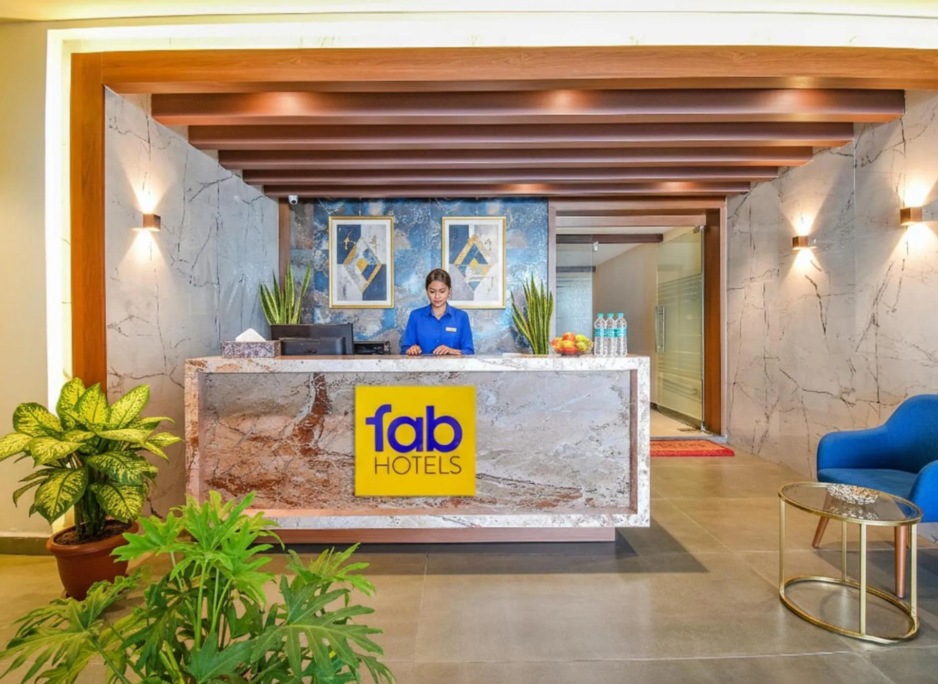 Lobby or reception in FabHotel High Rise - Marathalli