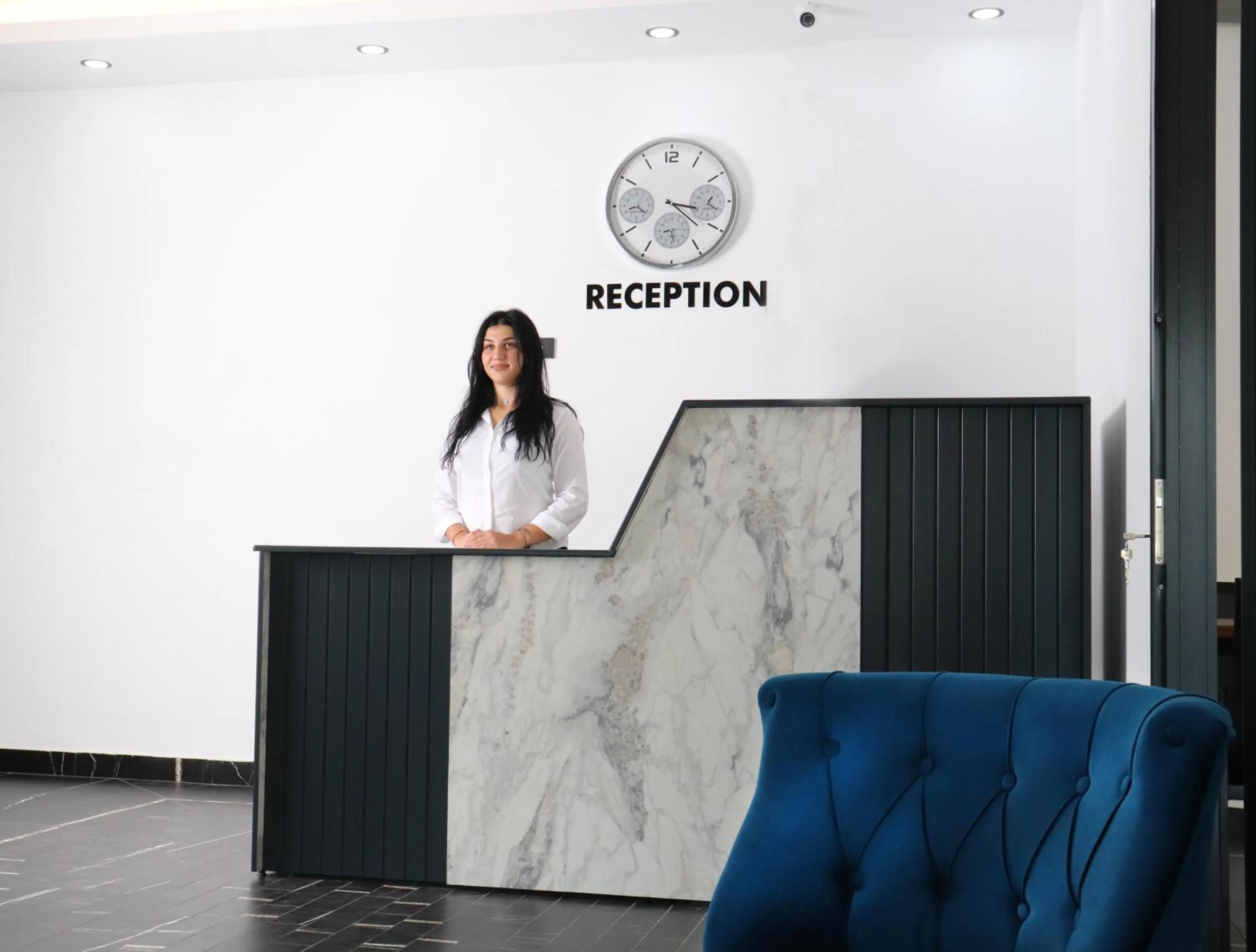 Lobby or reception in Blue Ay Boutique Hotel