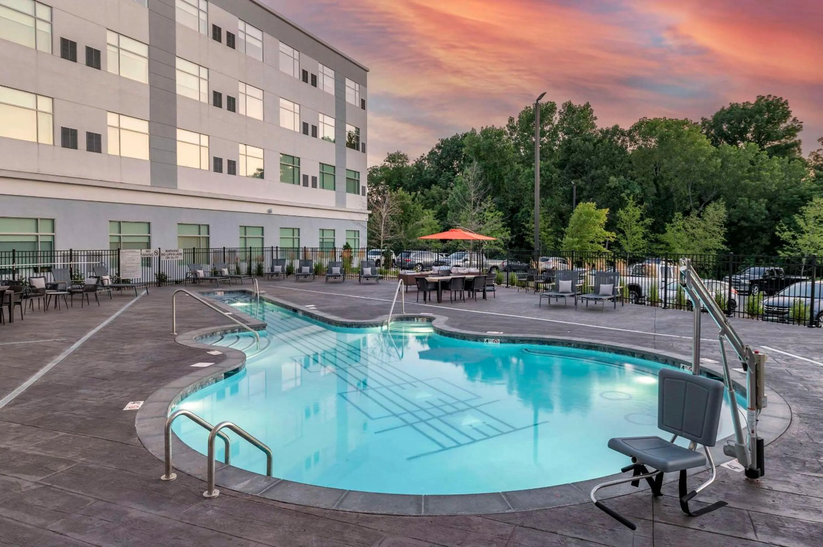 Swimming pool in Cambria Hotel Nashville Airport