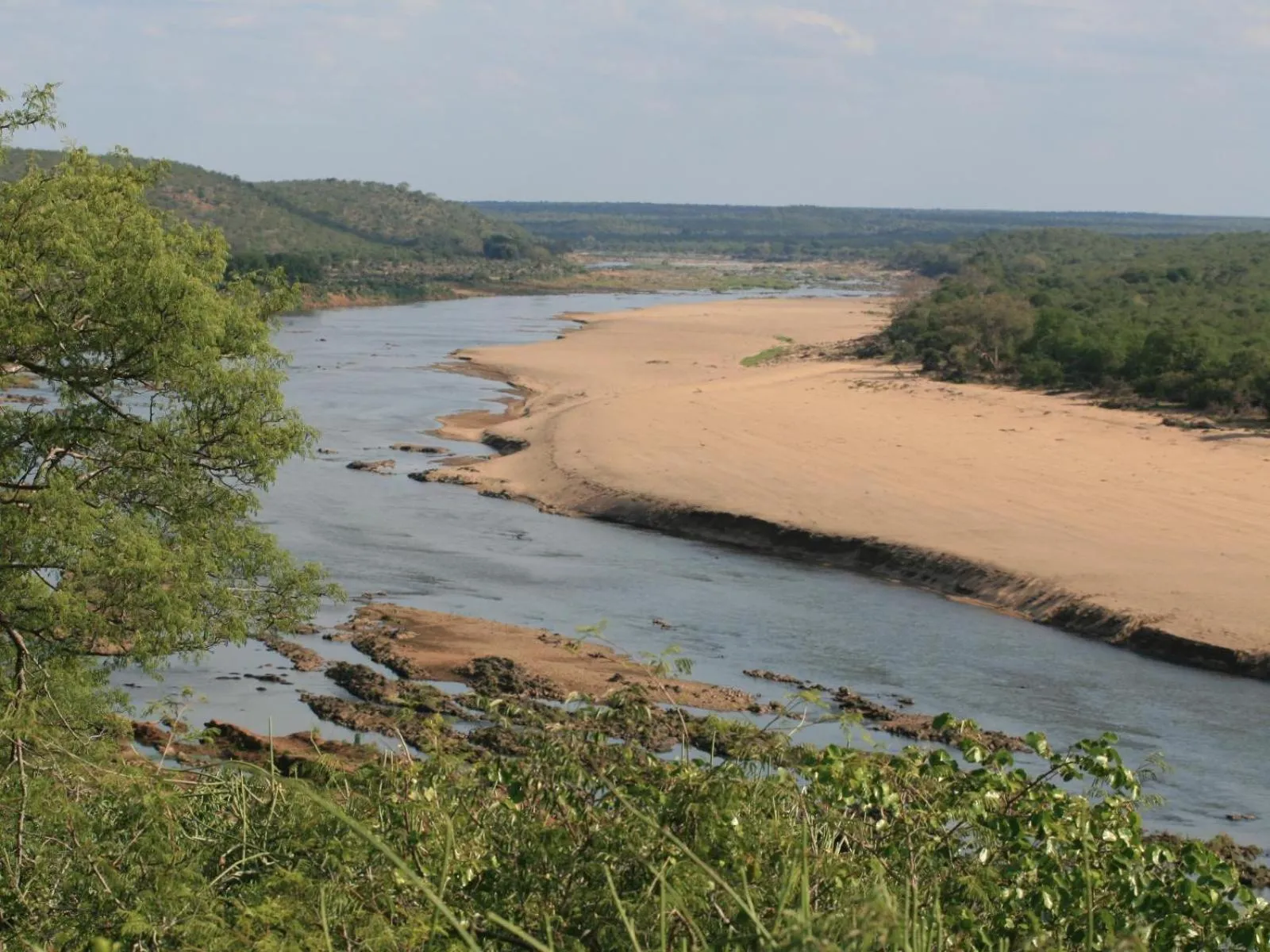 River view in Masodini Game Lodge