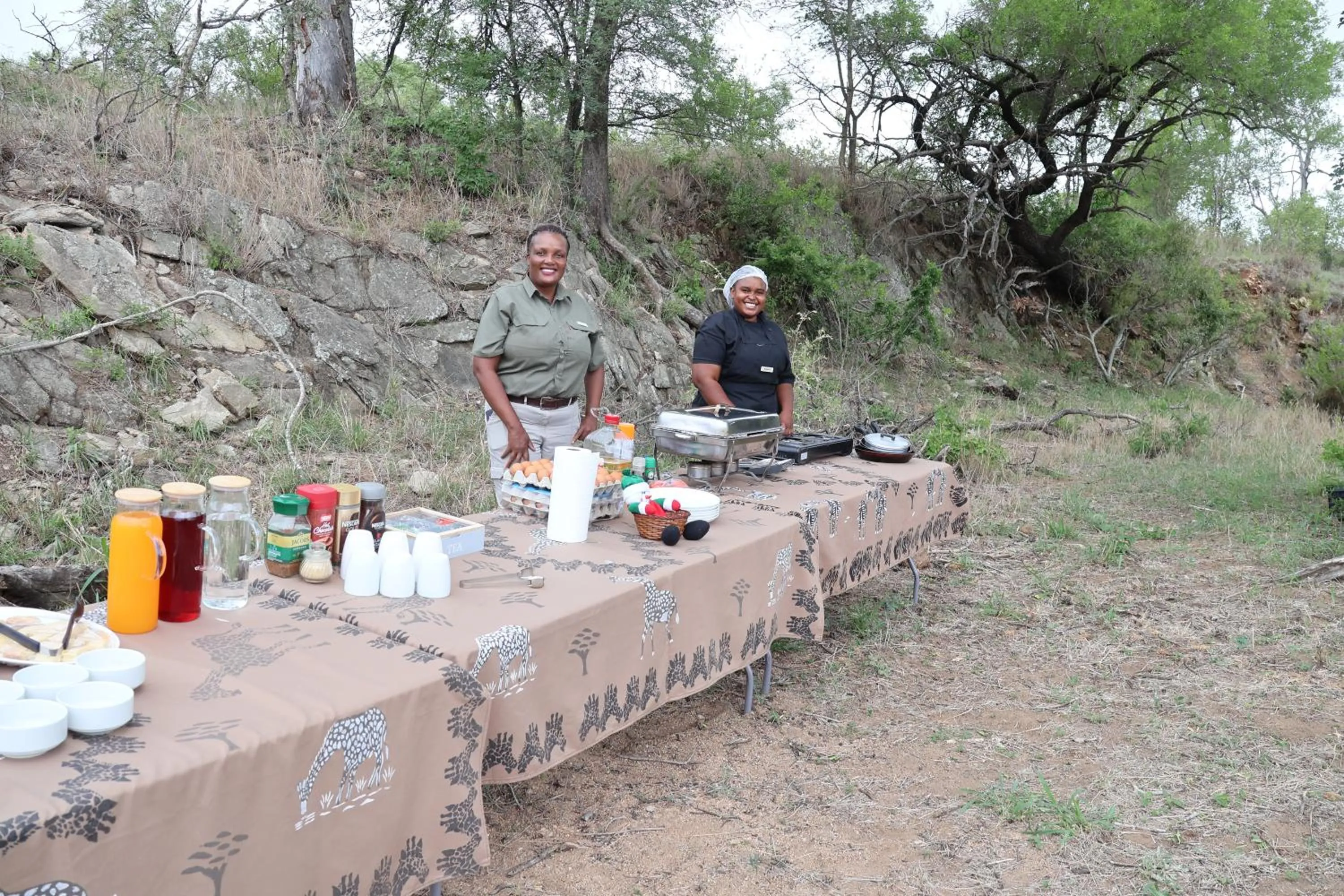 Staff in Masodini Game Lodge