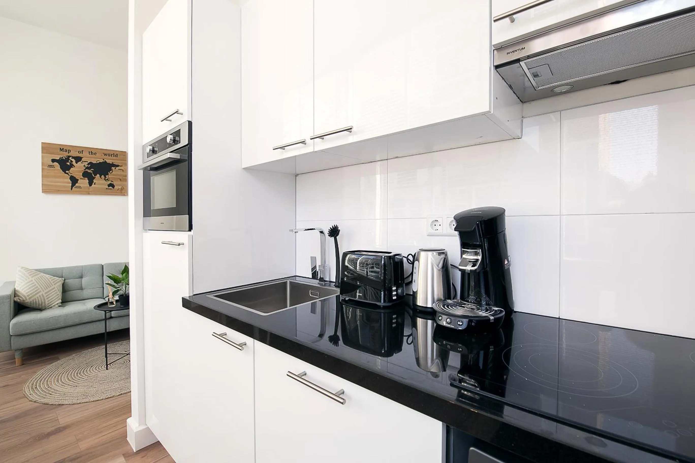 kitchen in Four Star Apartments - Keizerstraat