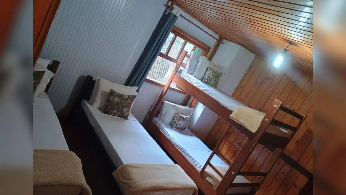 Bed in Villa Chalés Gramado - OH HOTÉIS