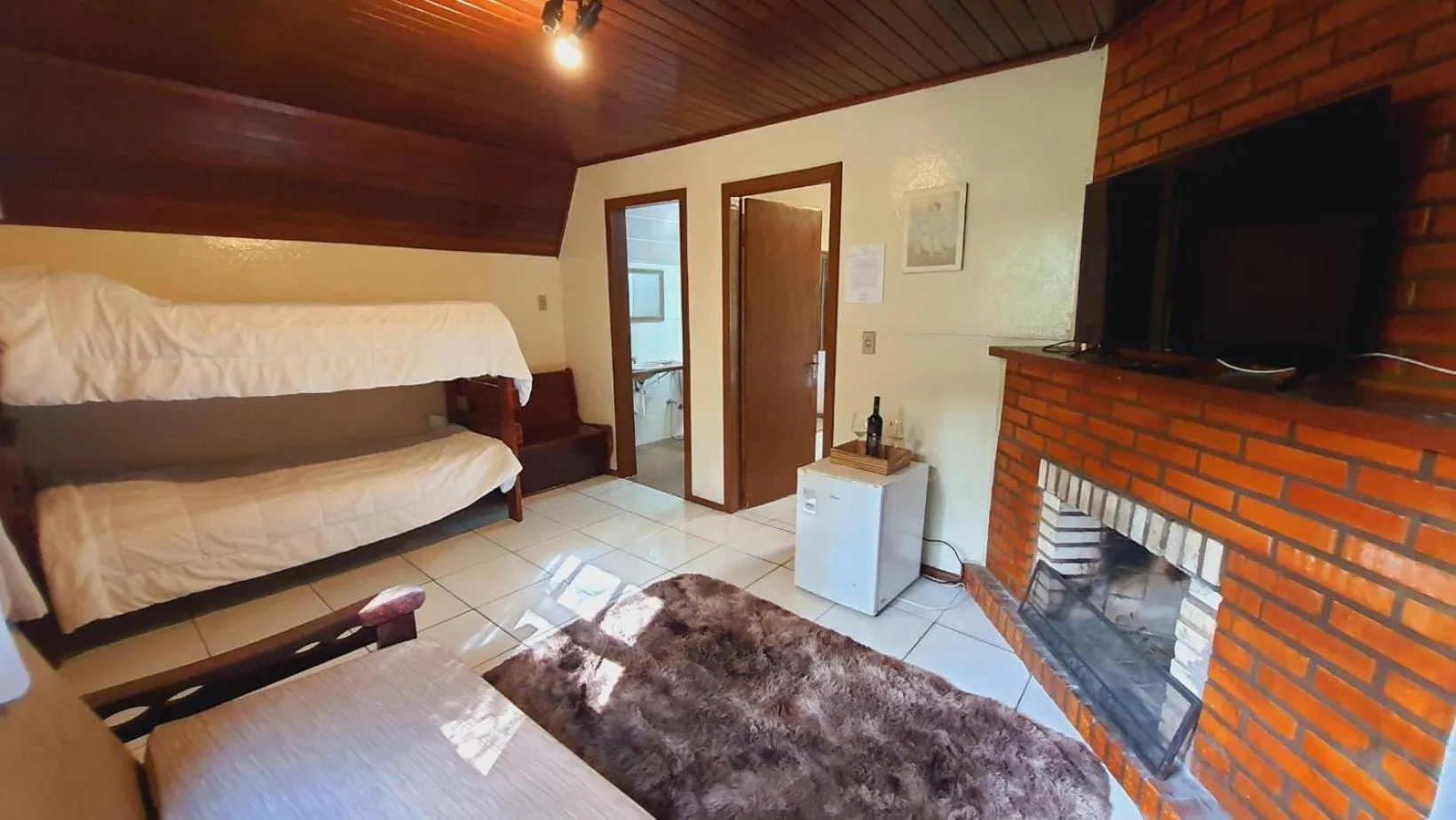 Bed in Villa Chalés Gramado - OH HOTÉIS