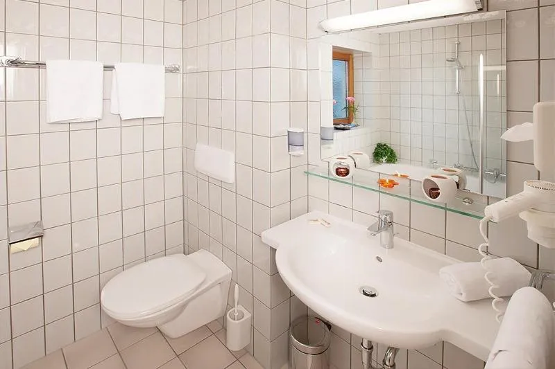 Toilet in Hotel Sonne