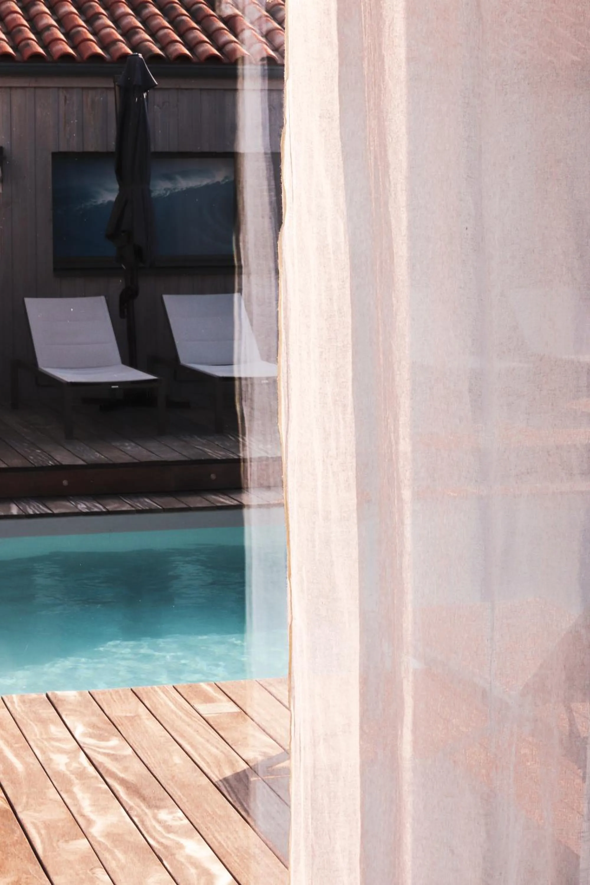 Pool view in L'envie