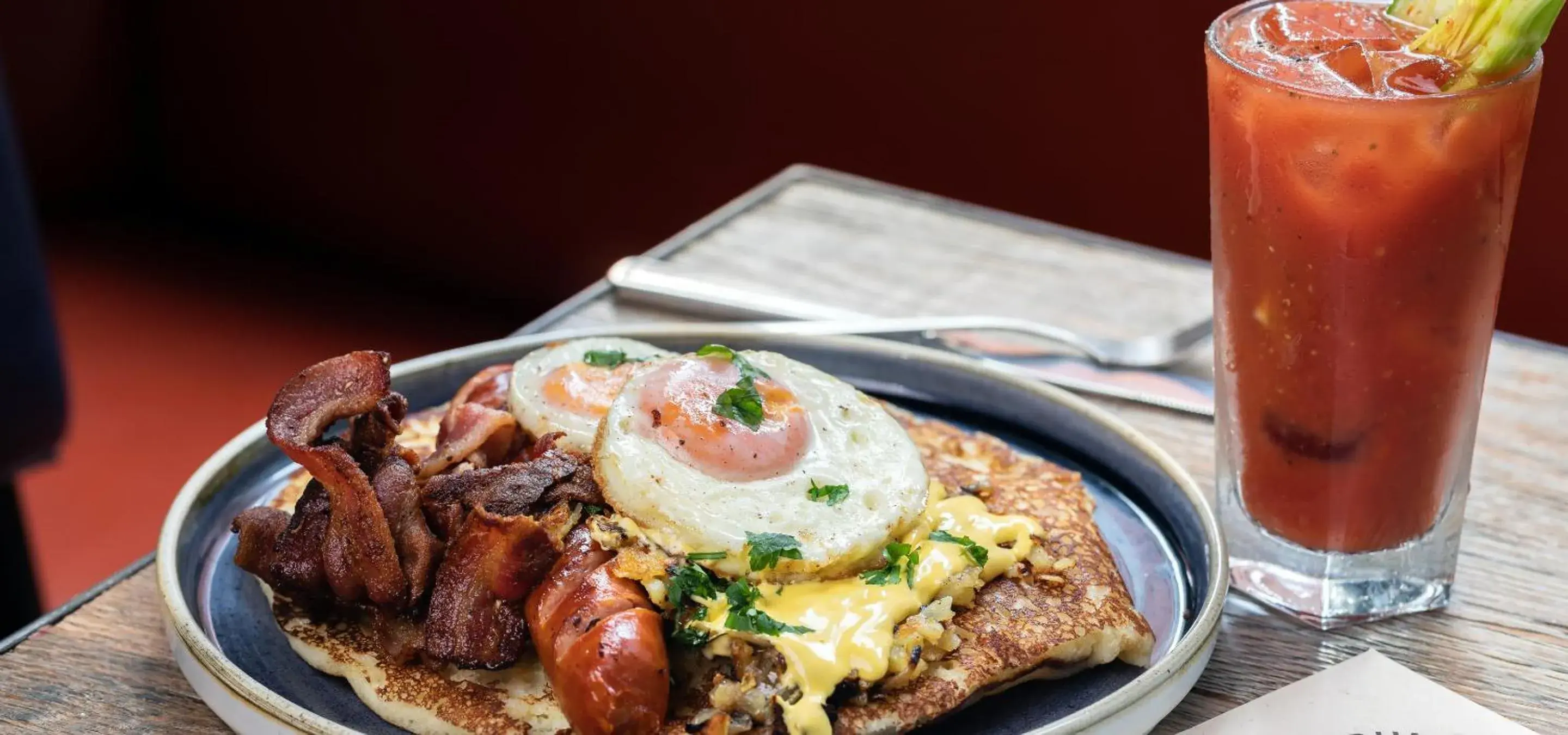 Breakfast in BrewDog DogHouse Edinburgh Breakfast in BrewDog DogHouse Edinburgh