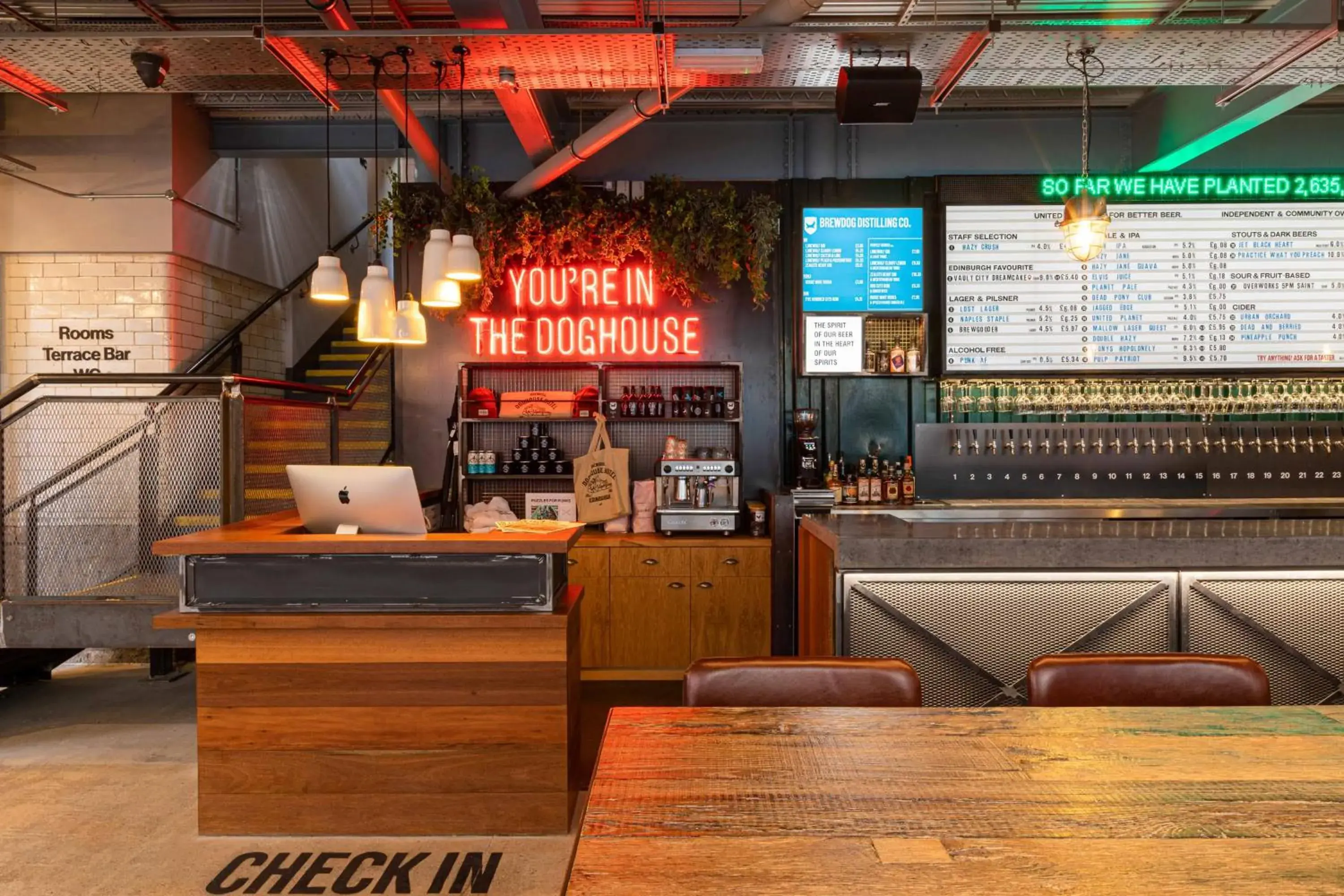 Lobby or reception in BrewDog DogHouse Edinburgh Lobby or reception in BrewDog DogHouse Edinburgh