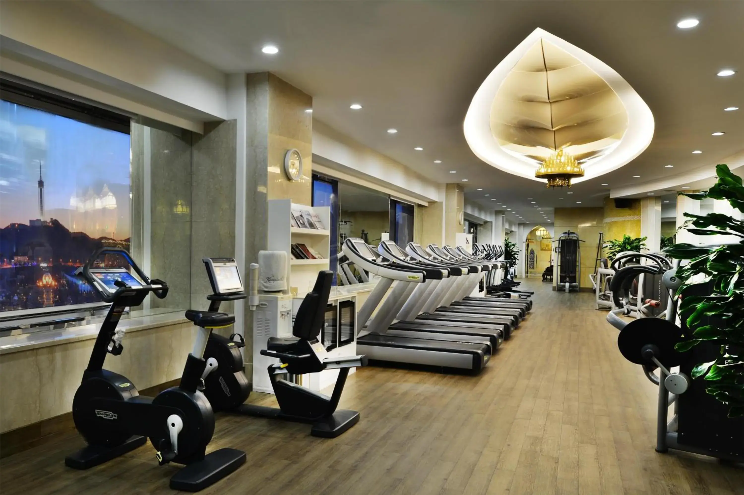 Fitness centre/facilities in Kempinski Hotel Dalian Fitness centre/facilities in Kempinski Hotel Dalian