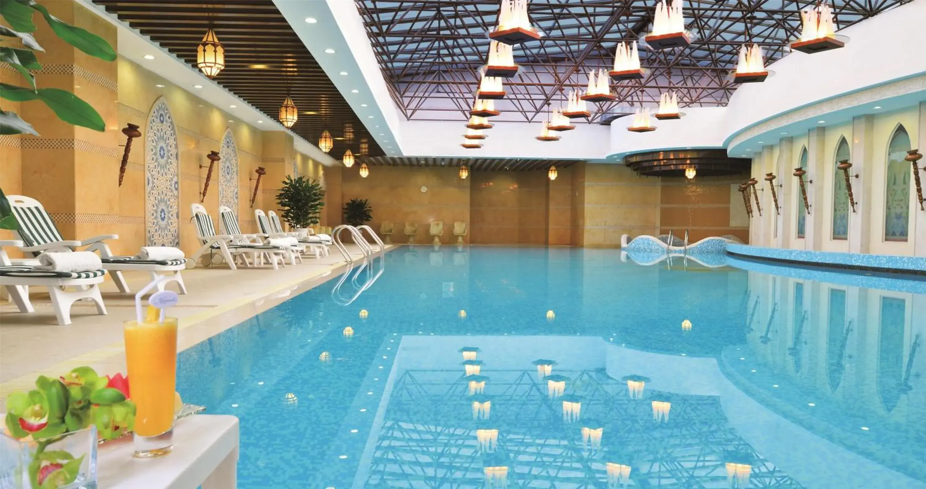 Pool view in Kempinski Hotel Dalian Pool view in Kempinski Hotel Dalian