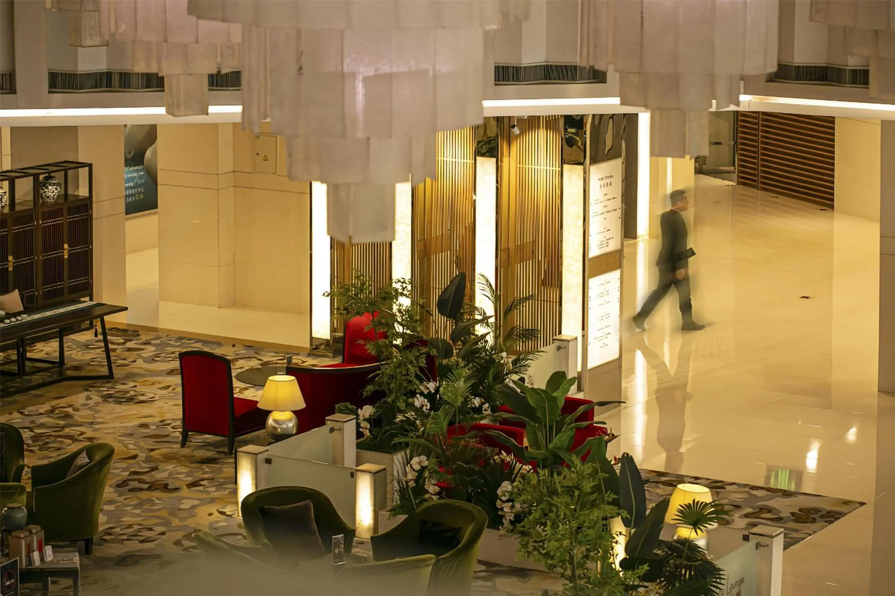 Lobby or reception in Kempinski Hotel Dalian Lobby or reception in Kempinski Hotel Dalian