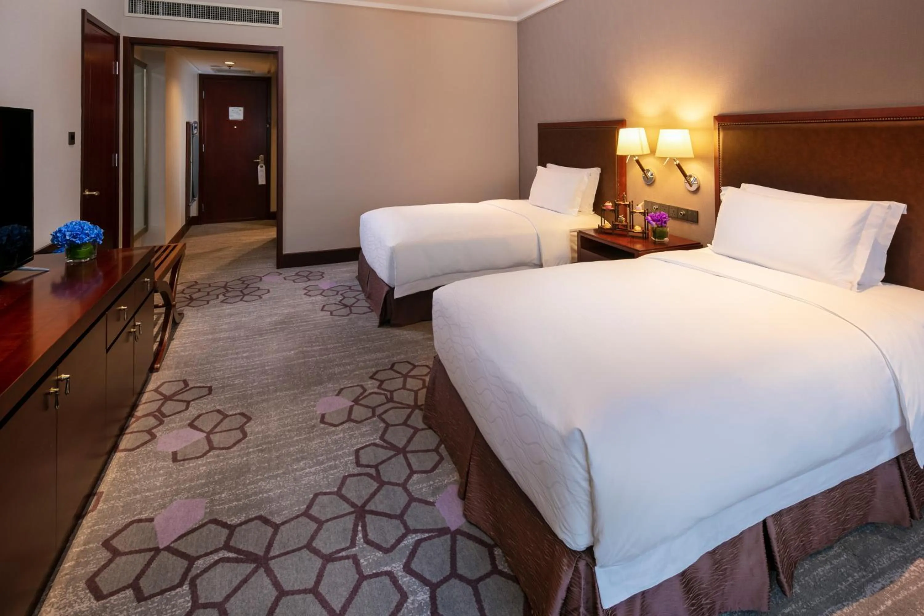 Bed in Jin Jiang International Hotel Xi'an