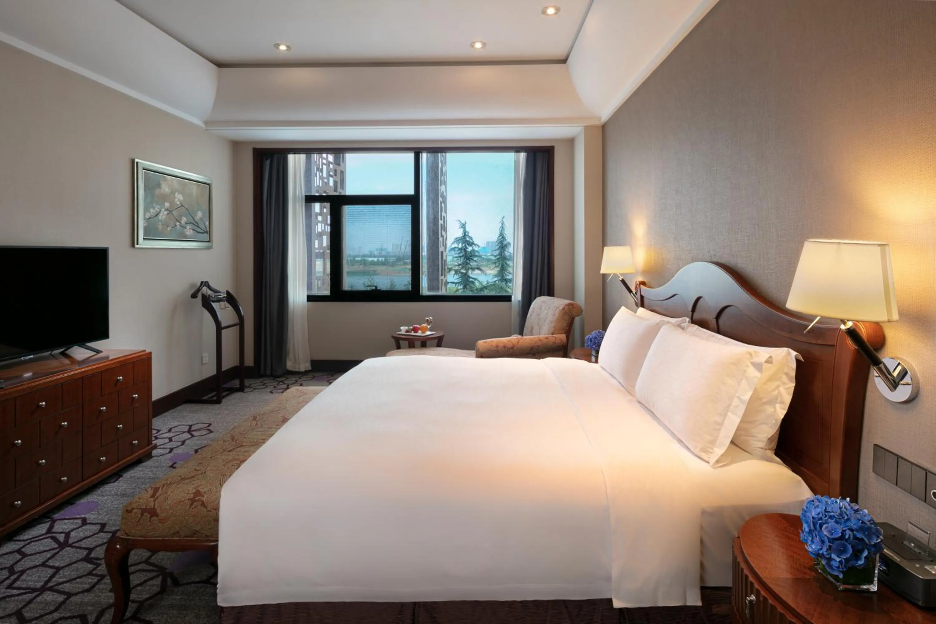 Bed in Jin Jiang International Hotel Xi'an