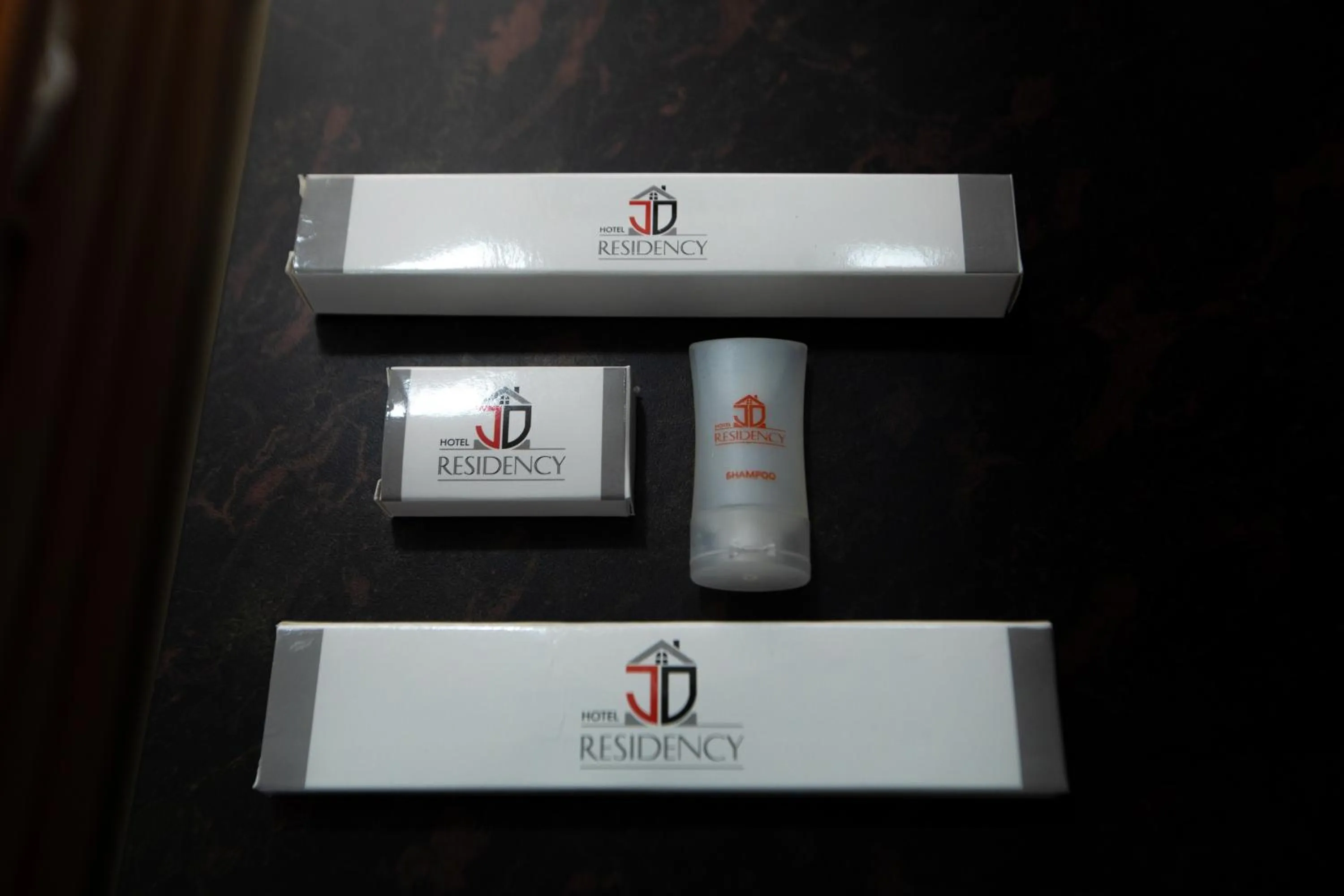 Text overlay in Hotel J D Residency