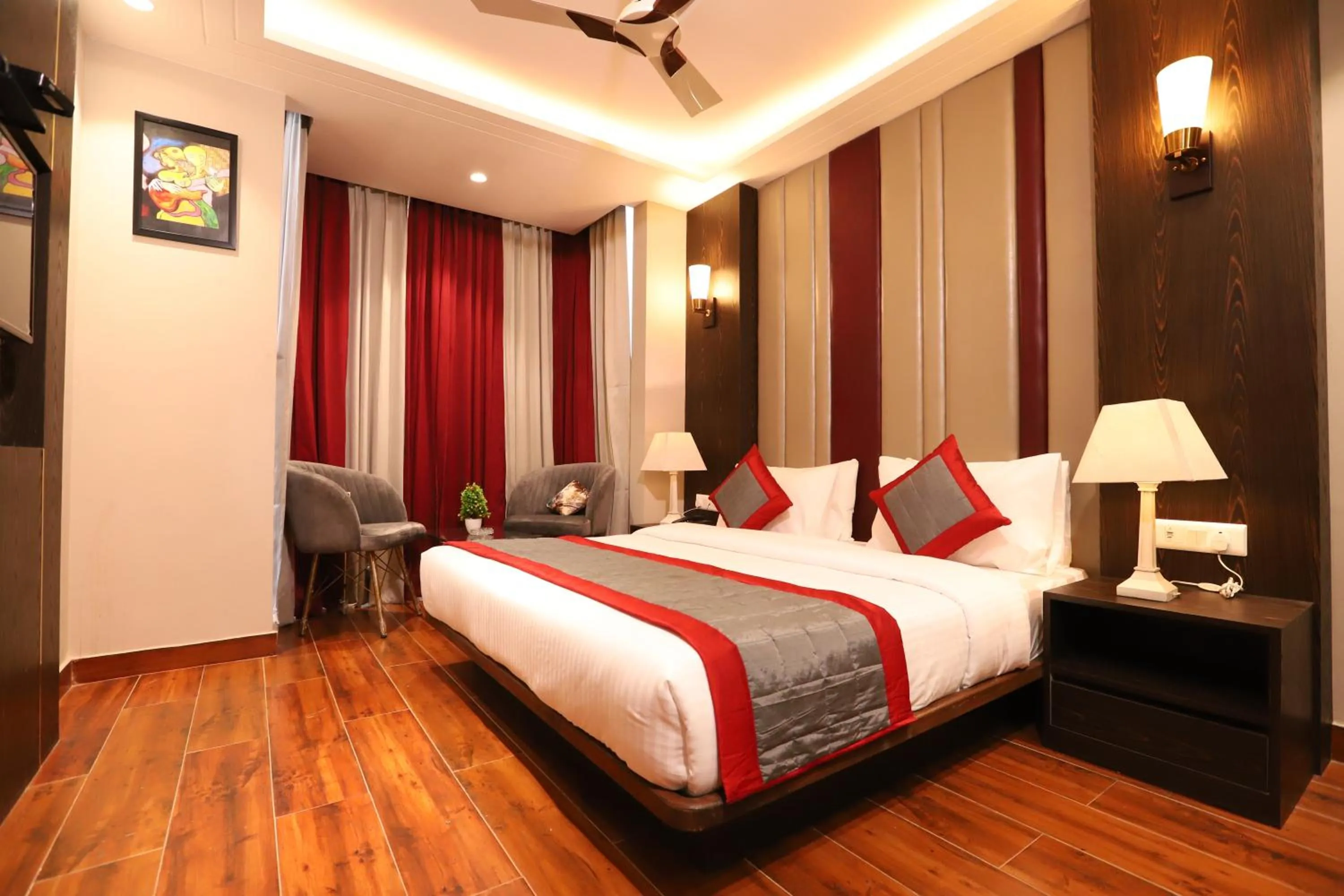 Bedroom, Bed in Hotel The Magic Tree - Paharganj New Delhi