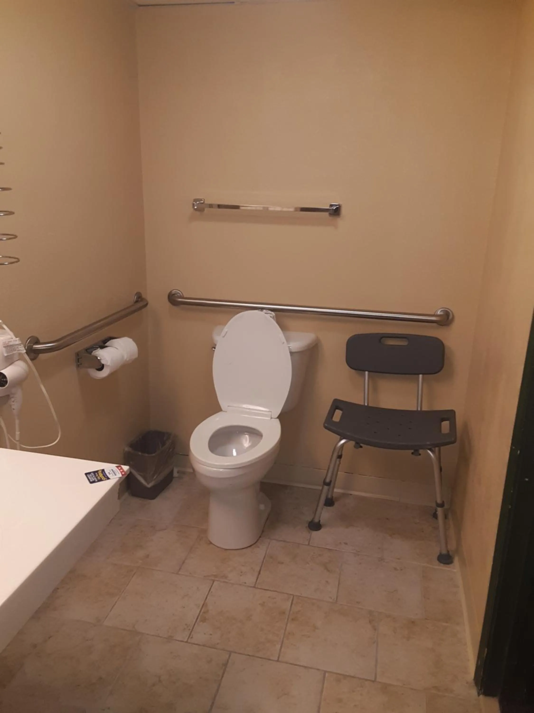 Bathroom in Angel Inn Near IMAX, a Travelodge by Wyndham