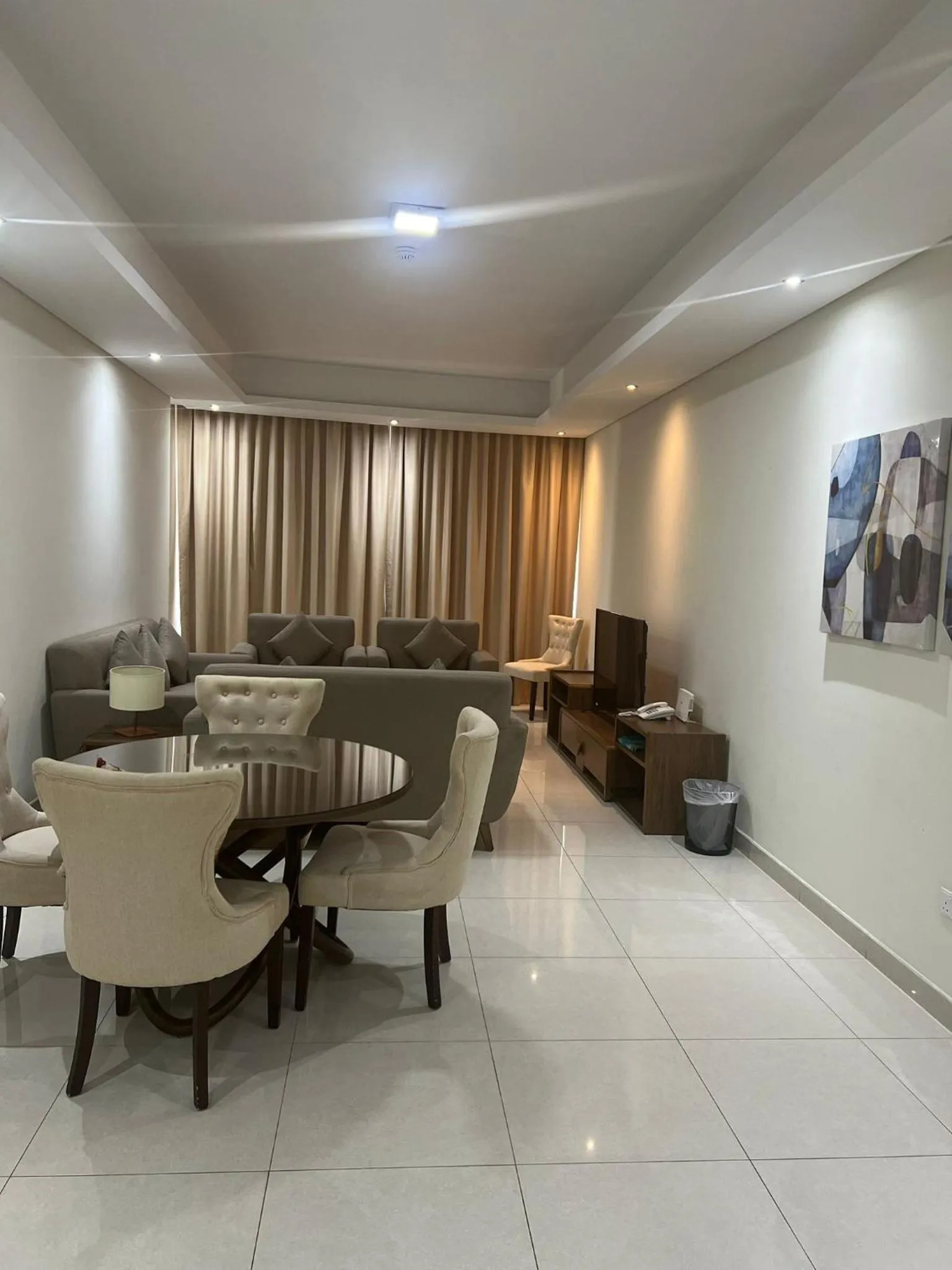 Living room in SIRIUS TOWER