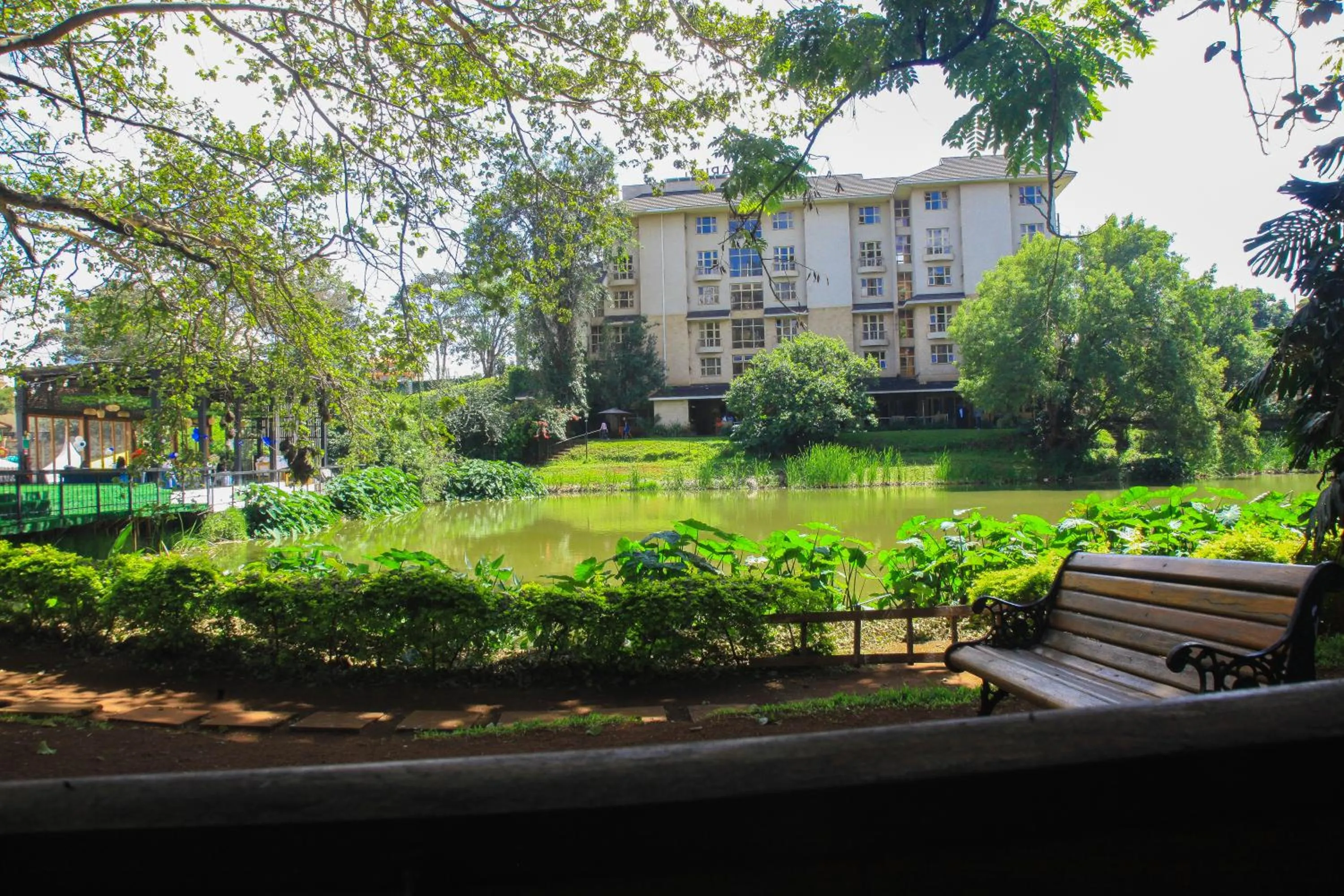 Lake view in Qaribu Inn Boutique Hotel Nairobi
