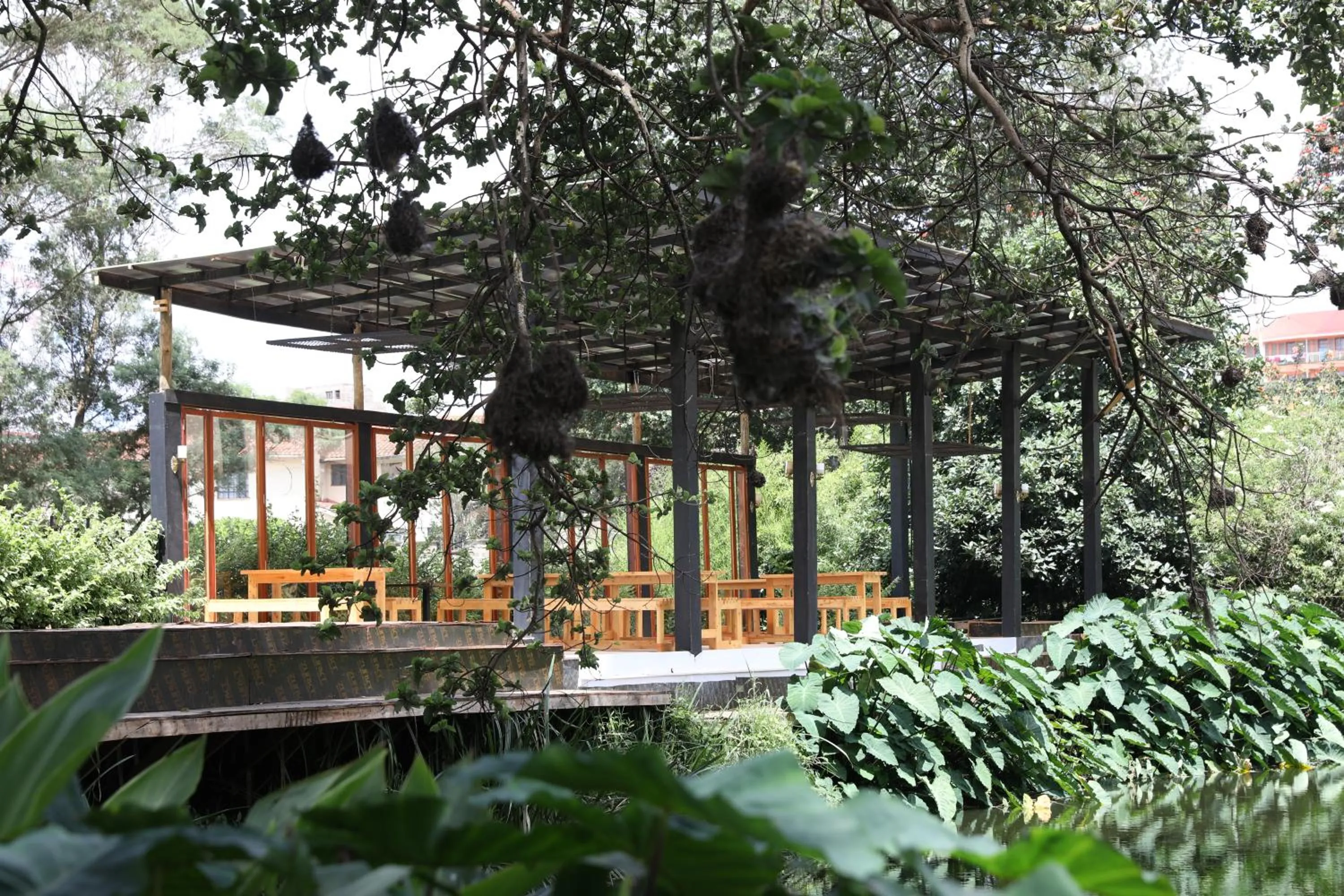 Patio in Qaribu Inn Boutique Hotel Nairobi